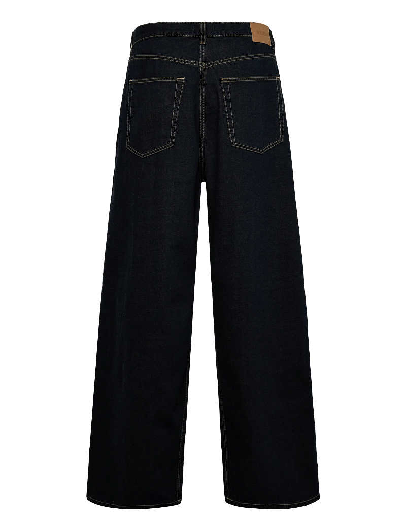 Weekday - Pleated Loose Baggy Leg Jeans - loose jeans - emerald rinse - 1