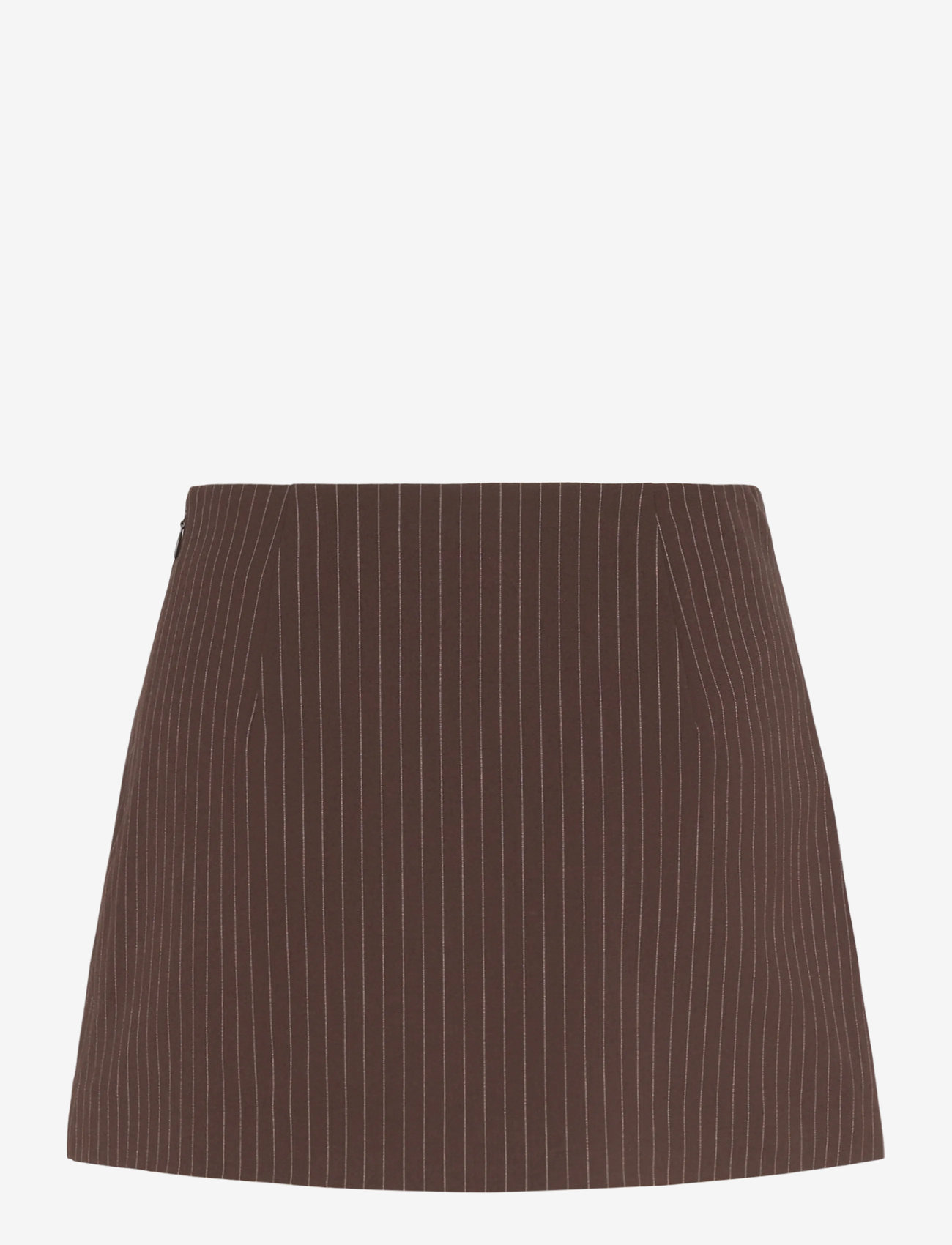 Weekday - Mini Skirt - korte nederdele - dark brown pinstripe - 1