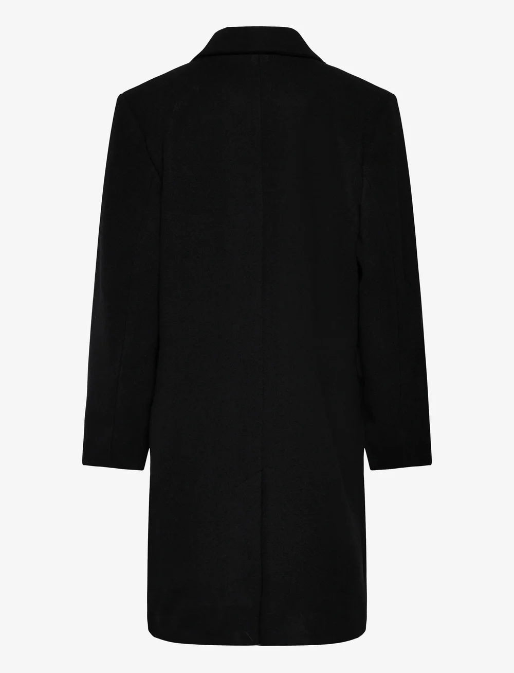 Weekday - Oversized Knee-Length Wool-Blend Coat - uldfrakker - black - 1