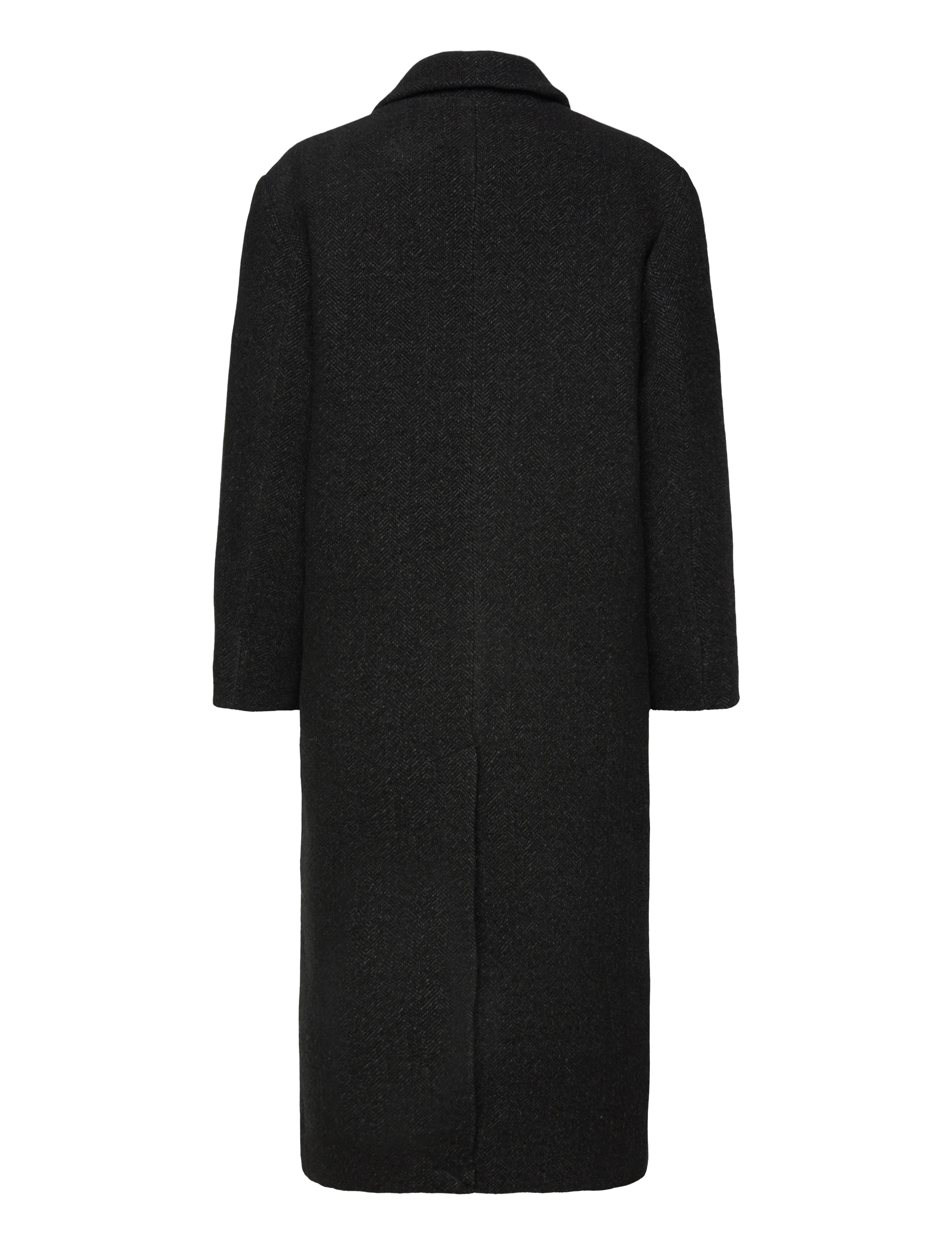 Oversized Wool Blend Coat 2