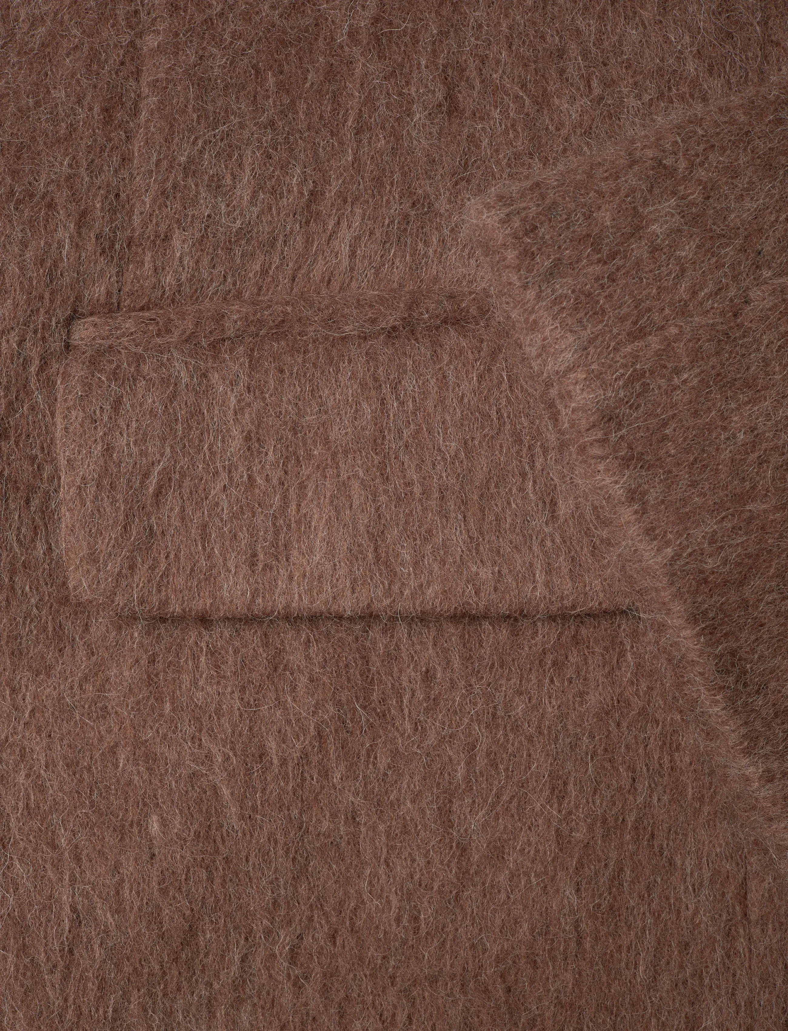 Weekday - Oversized Wool Blend Coat - uldfrakker - brown - 3