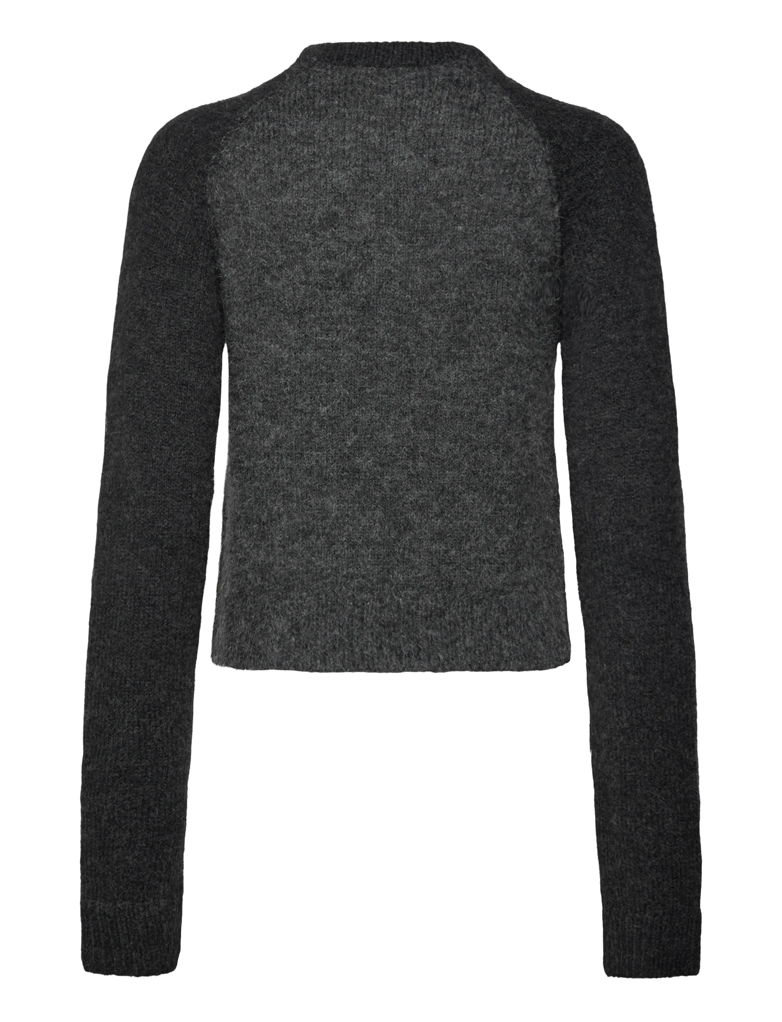 Weekday - Soft Slim Fit Buttoned Cardigan - cardigans - grey melange dark - 1
