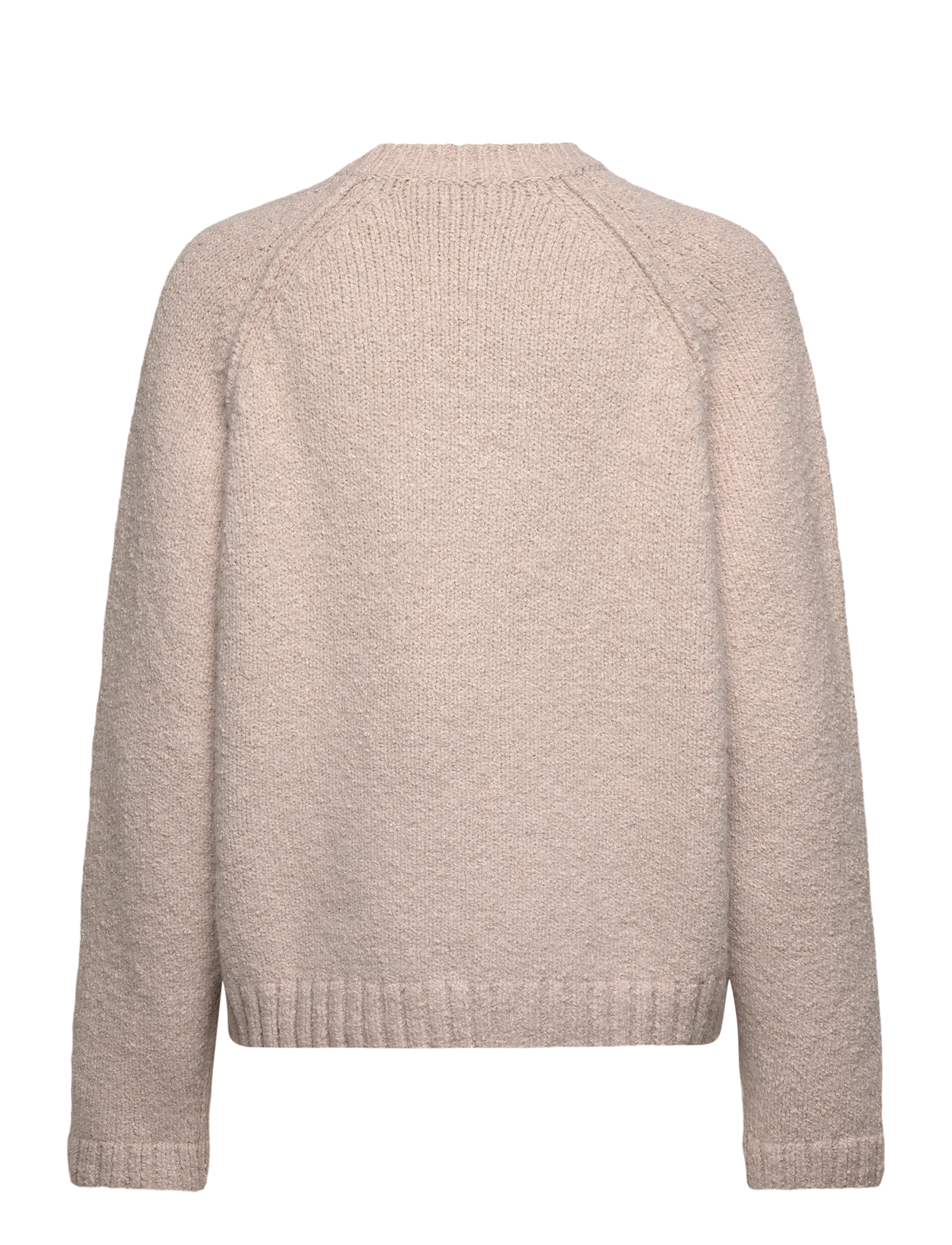 Weekday - Relaxed Knitted Sweater - sviitrid - light mole - 1