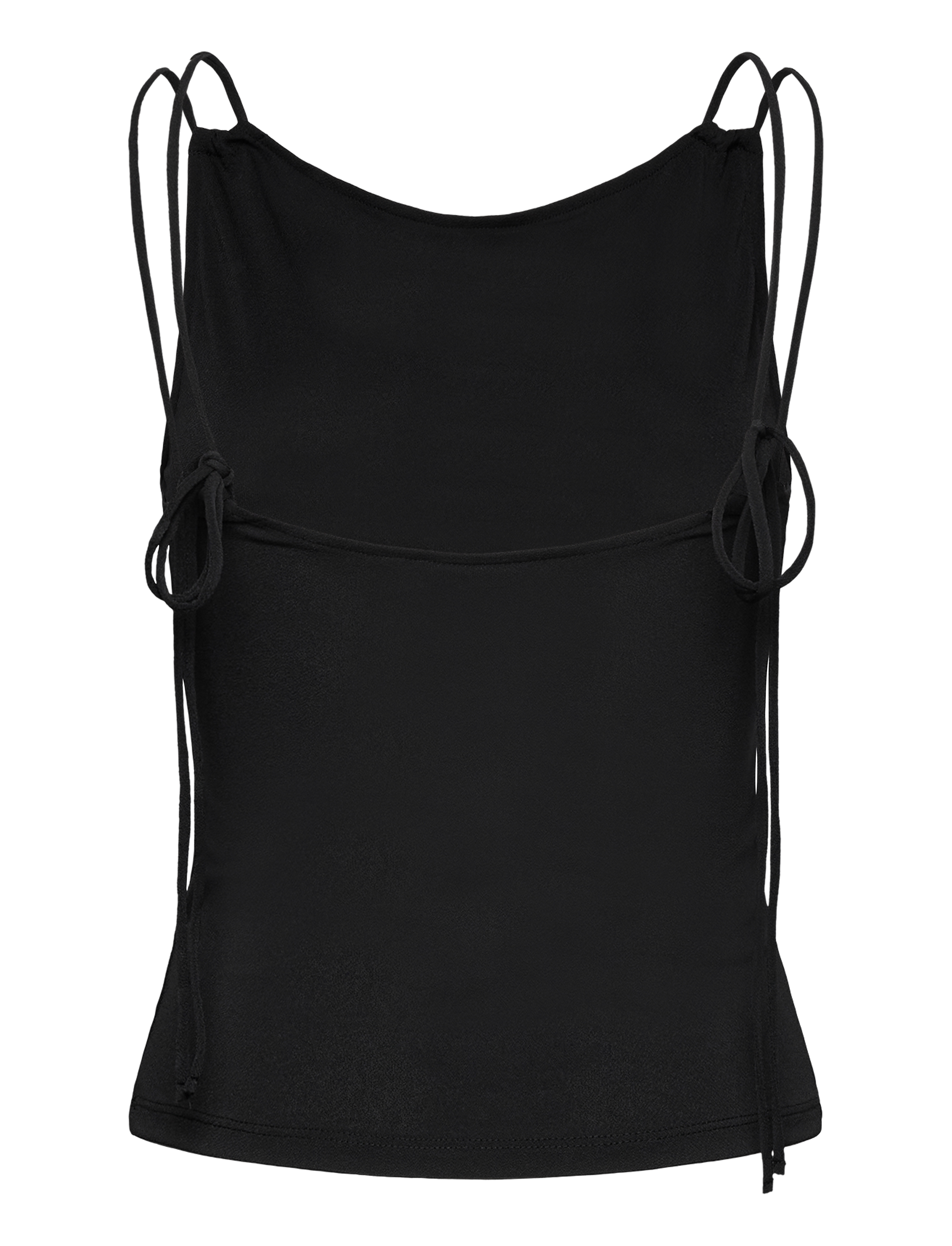 Weekday - Strappy Boatneck Top - topid ja varrukateta alussärgid - black - 1