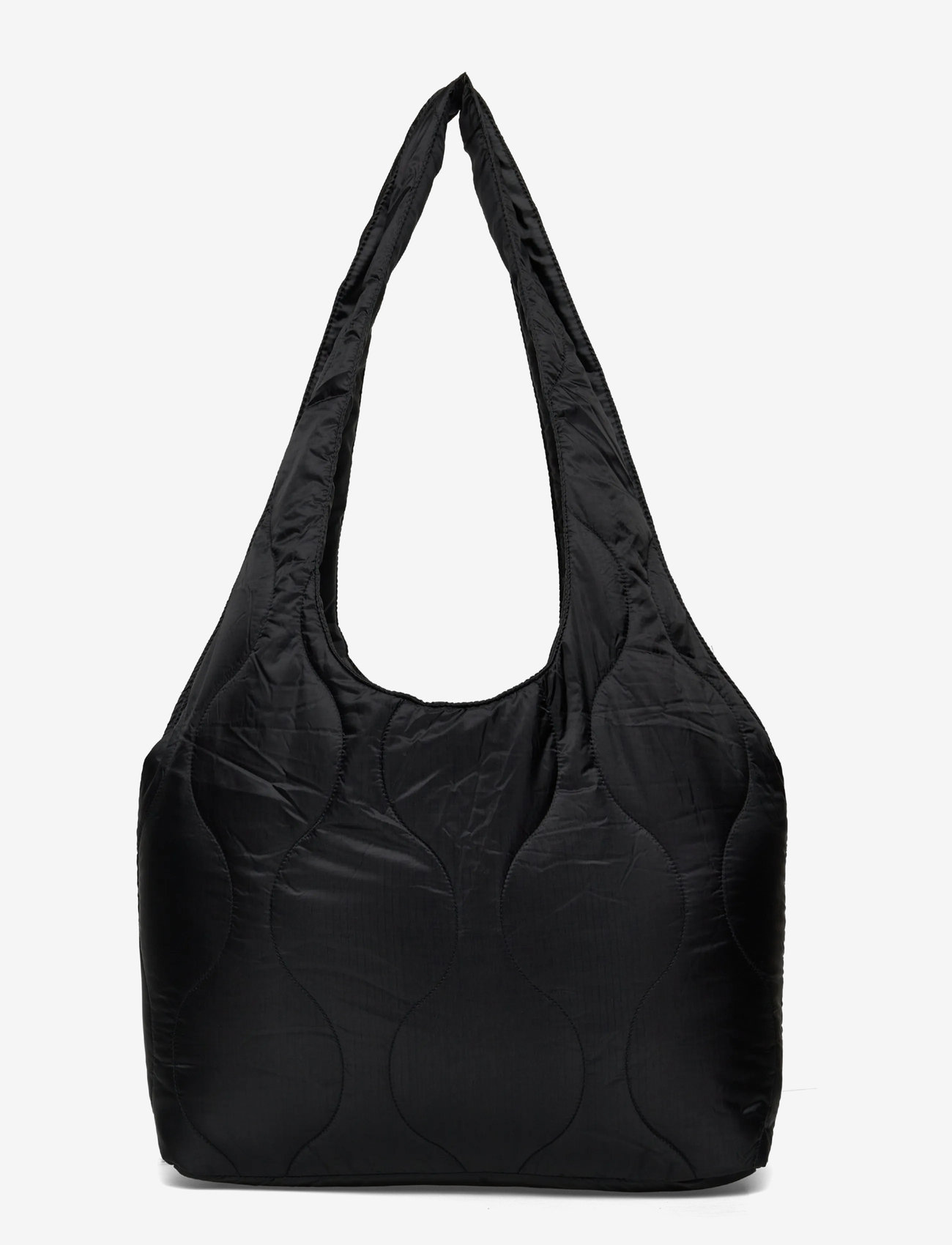 Weekday - Padded Nylon Tote Bag - tote bags - black dark - 0