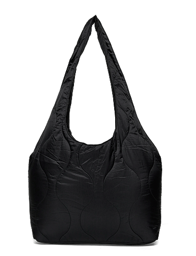 Weekday Padded Nylon Tote Bag - Shoppers & Tote Bags - BLACK DARK / black