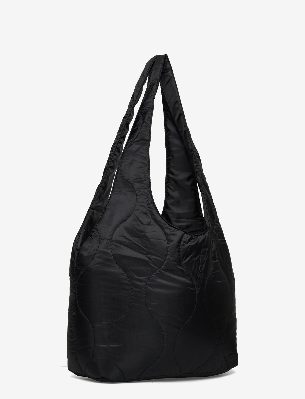 Weekday - Padded Nylon Tote Bag - tote bags - black dark - 2