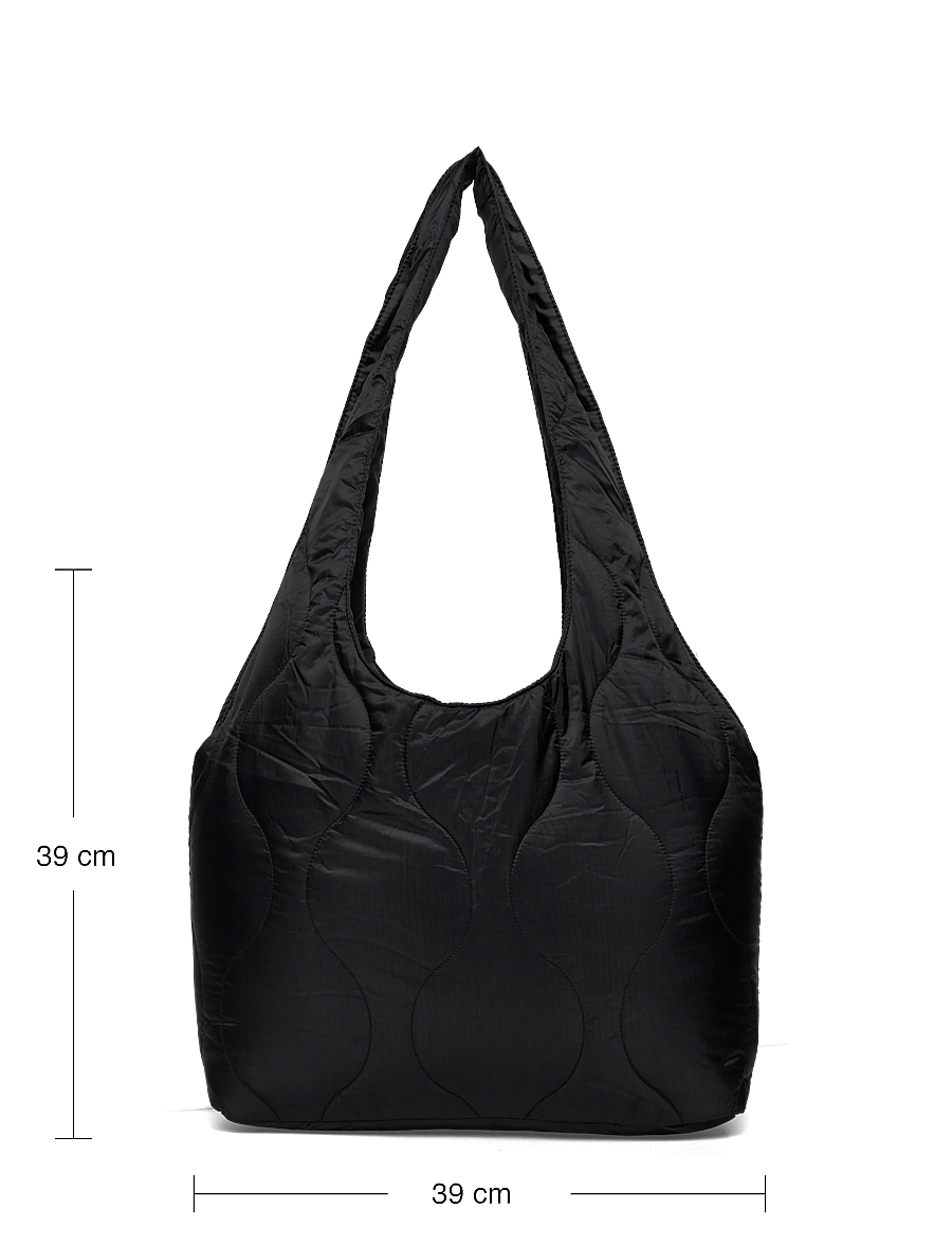 Weekday - Padded Nylon Tote Bag - totes - black dark - 3