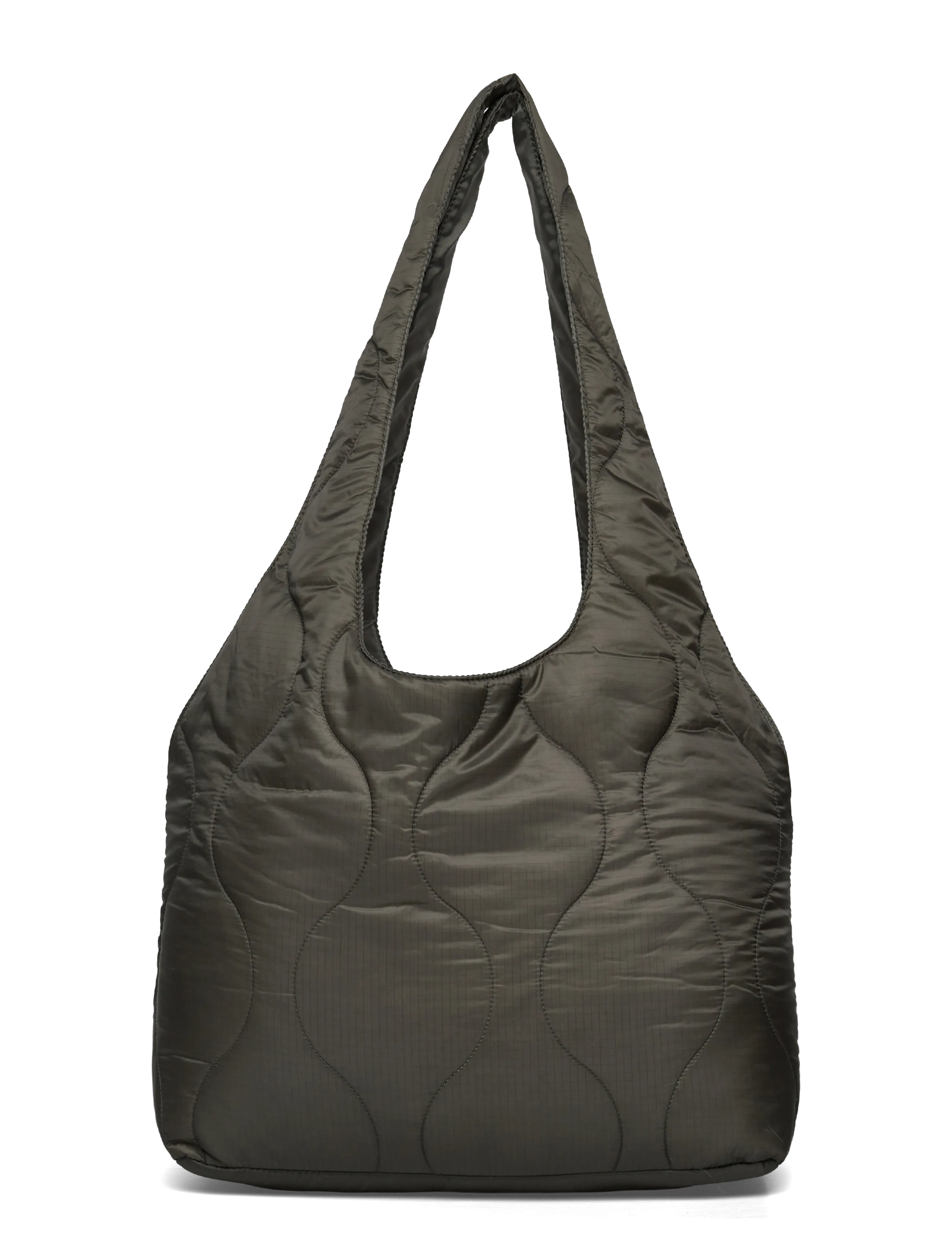 Weekday Padded Nylon Tote Bag, One Size, Green, Tasker > Totes, Dame