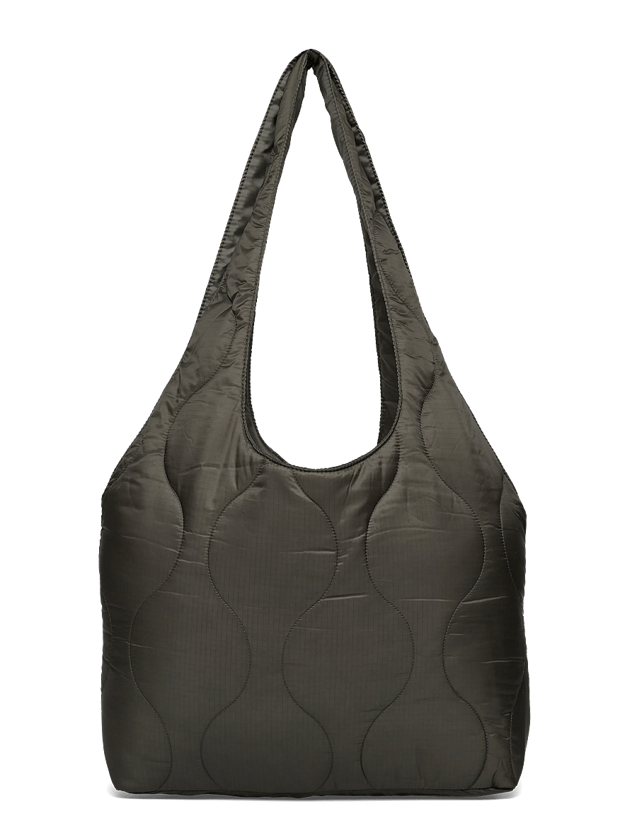 Weekday - Padded Nylon Tote Bag - tote bags - khaki mole - 1