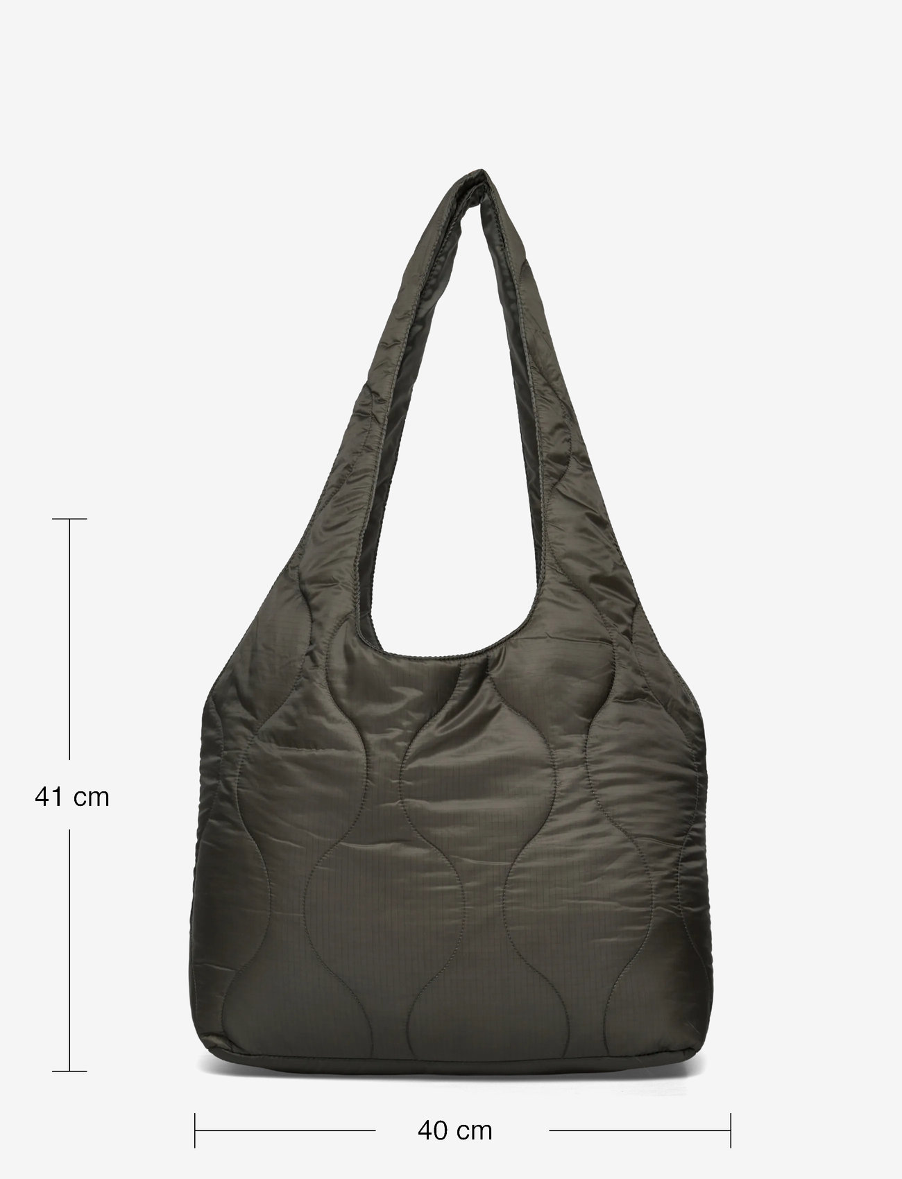 Weekday - Padded Nylon Tote Bag - tote-stiilis kotid - khaki mole - 3