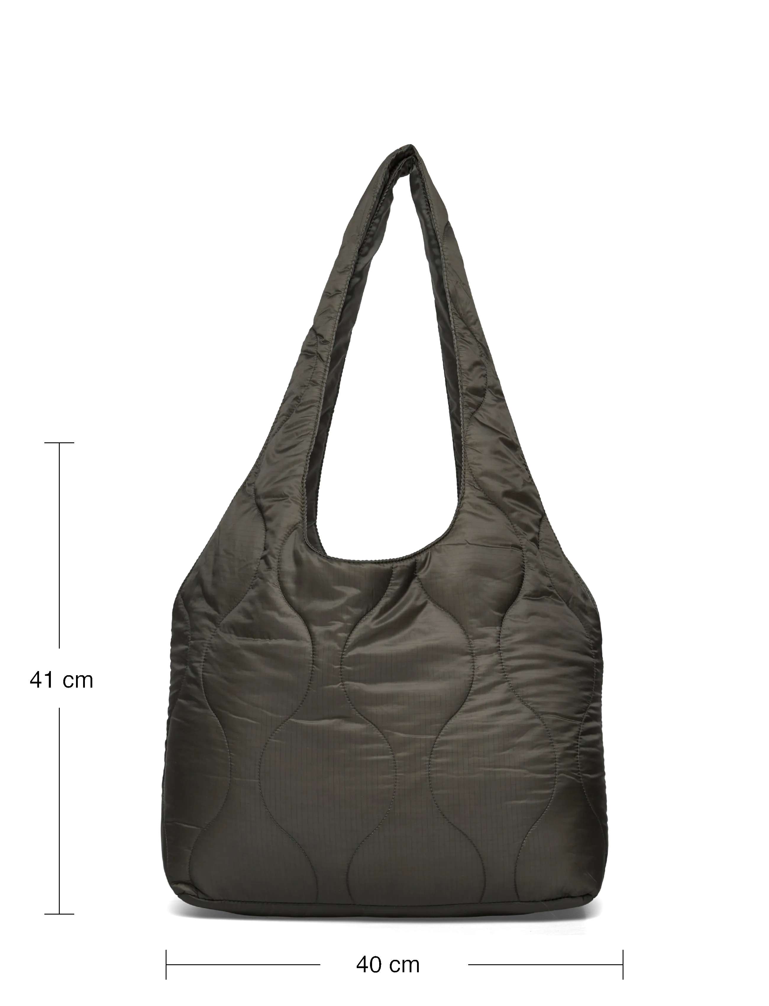 Weekday - Padded Nylon Tote Bag - tote-stiilis kotid - khaki mole - 3