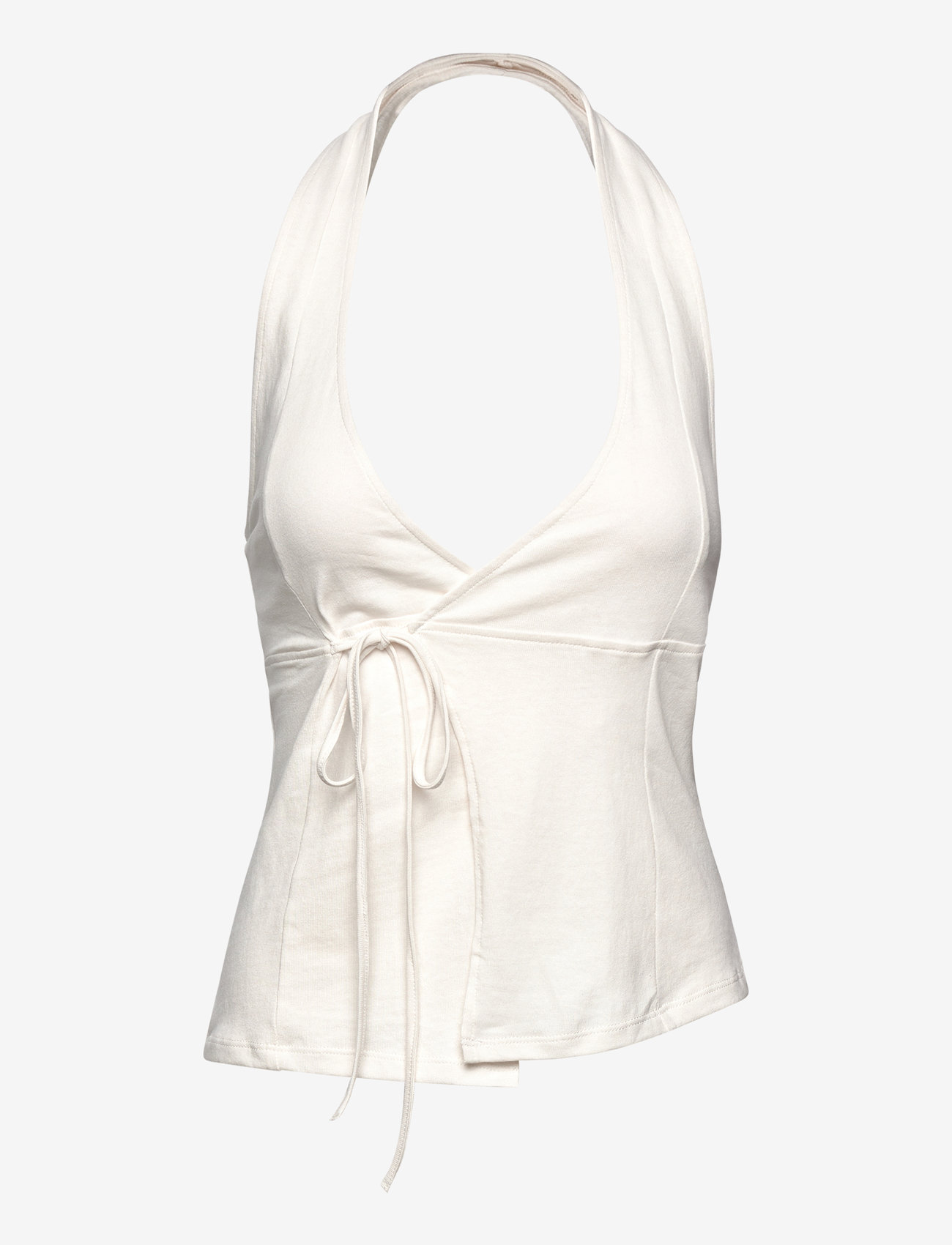 Weekday - Tied Halterneck Top - off white - 0