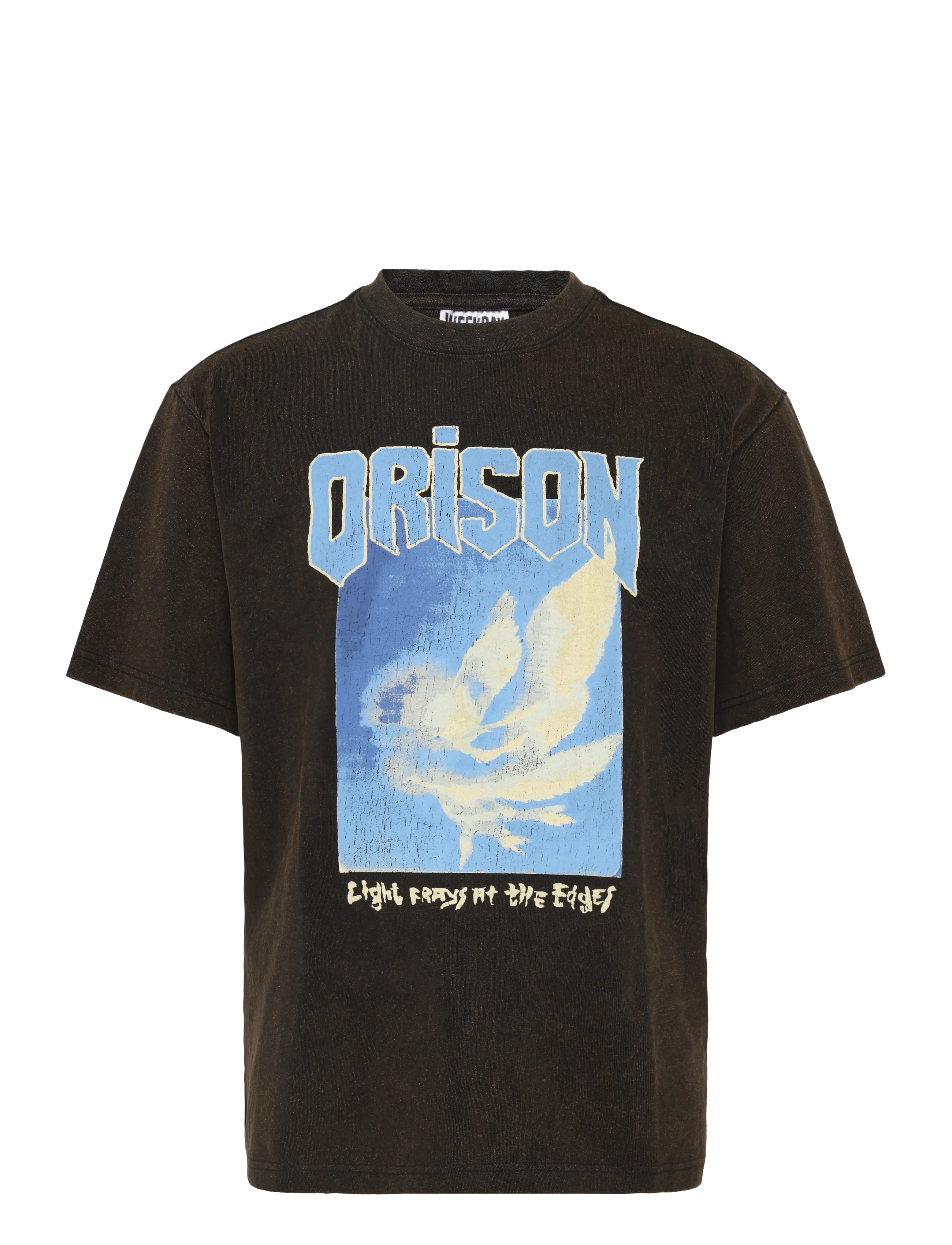 Weekday Relaxed Graphic Printed T-shirt - Stutterma bolir - BLACK "ORISON BIRDS" / black