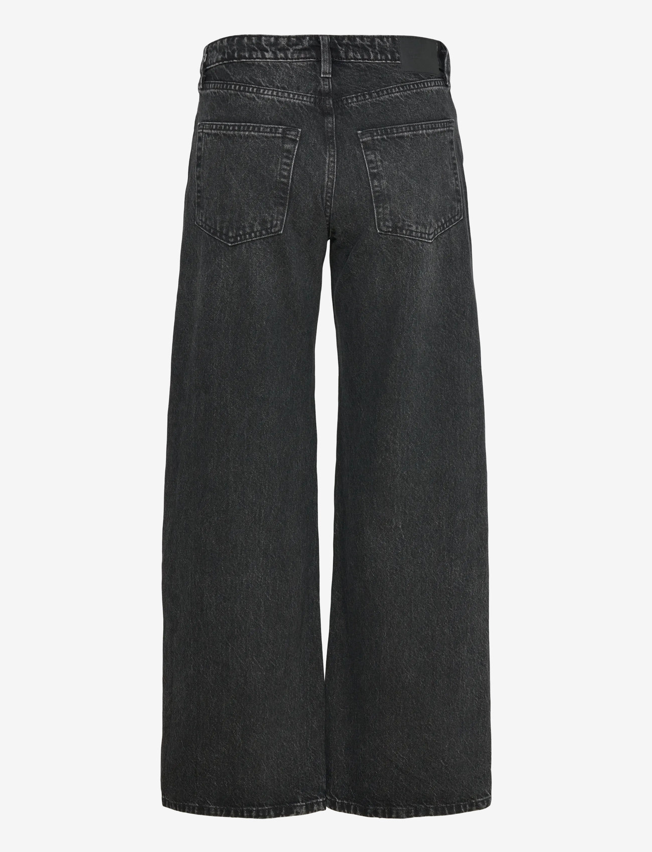 Weekday - Paz Mid Rise Loose Wide Leg Jeans - brede jeans - paloma black - 1