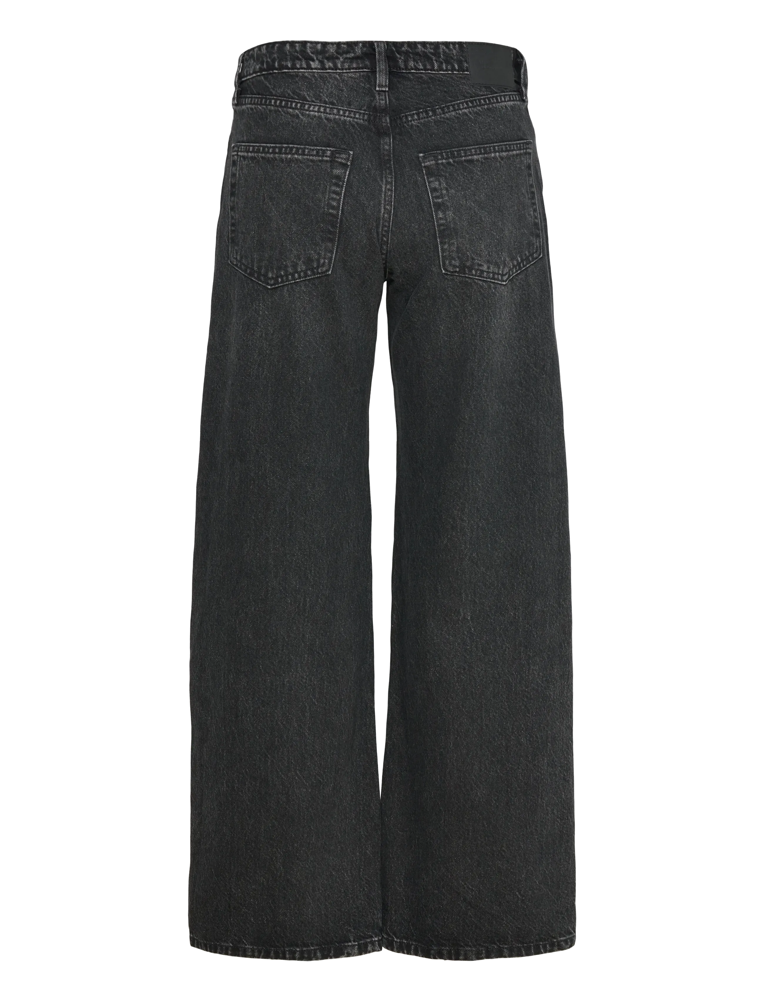 Weekday - Paz Mid Rise Loose Wide Leg Jeans - paloma black - 1