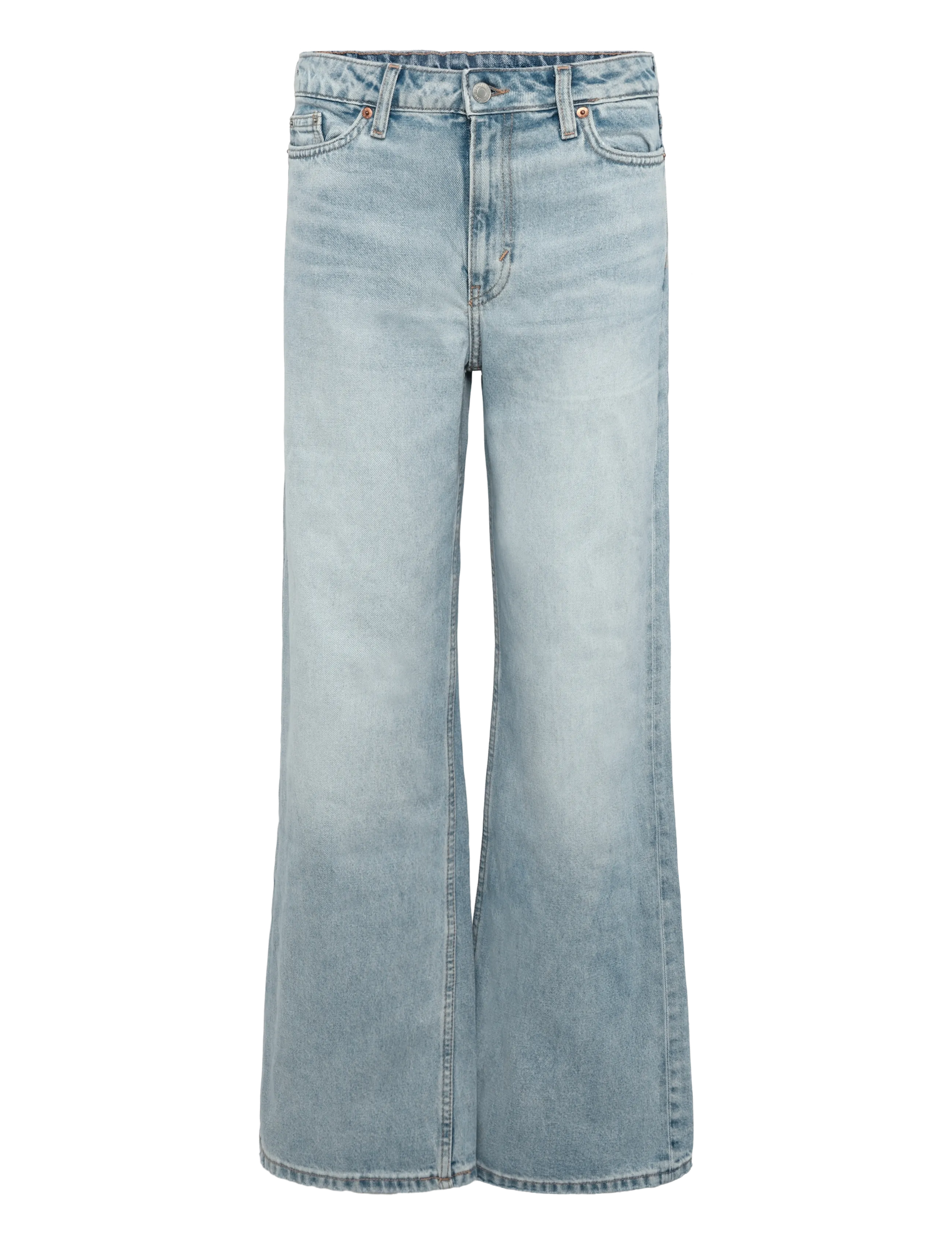 Weekday - Paz Mid Rise Wide Jeans - wide leg jeans - trot blue - 1