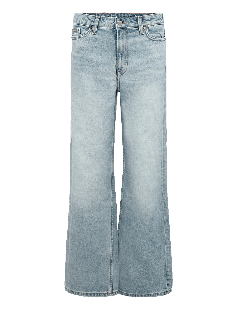 Weekday - Paz Mid Rise Wide Jeans - brede jeans - trot blue - 1