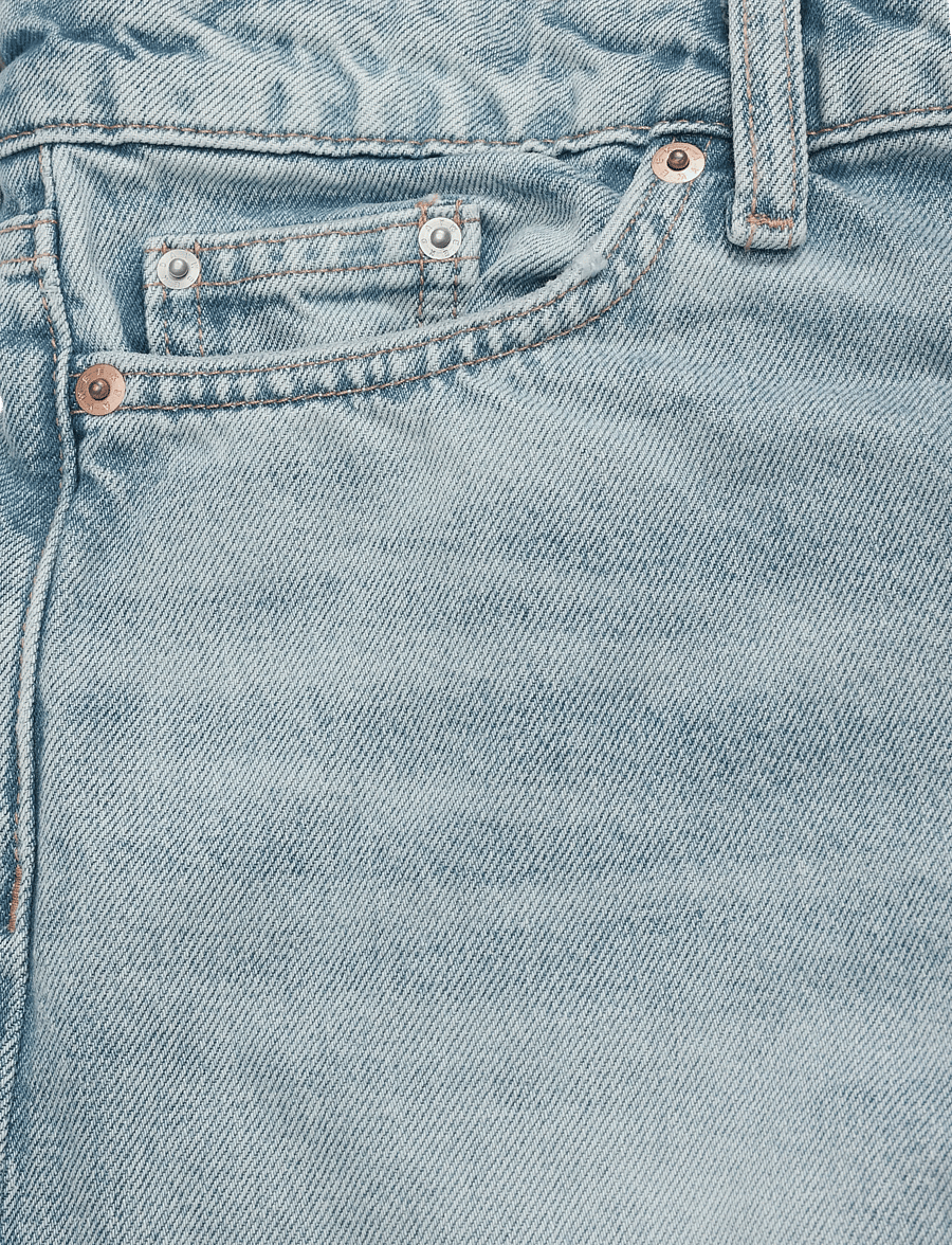 Weekday - Paz Mid Rise Wide Jeans - laia säärega teksad - trot blue - 2