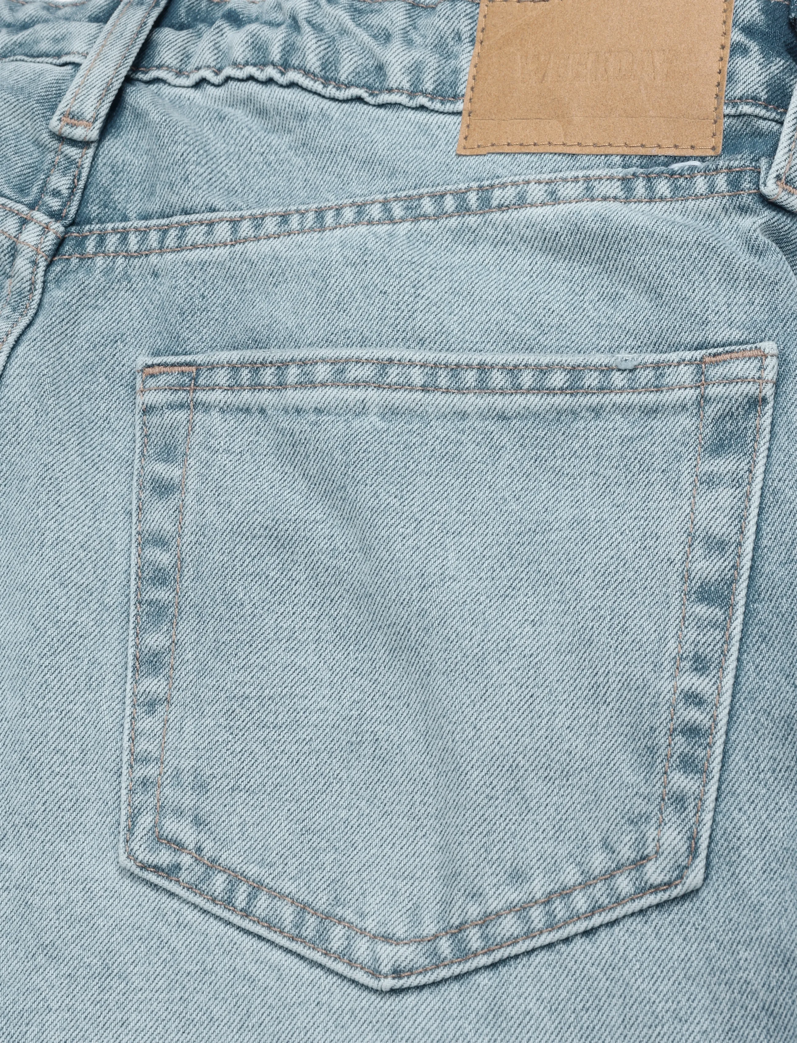 Weekday - Paz Mid Rise Wide Jeans - wide leg jeans - trot blue - 4
