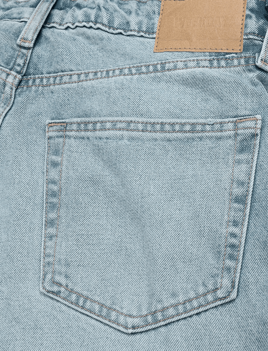 Weekday - Paz Mid Rise Wide Jeans - laia säärega teksad - trot blue - 4