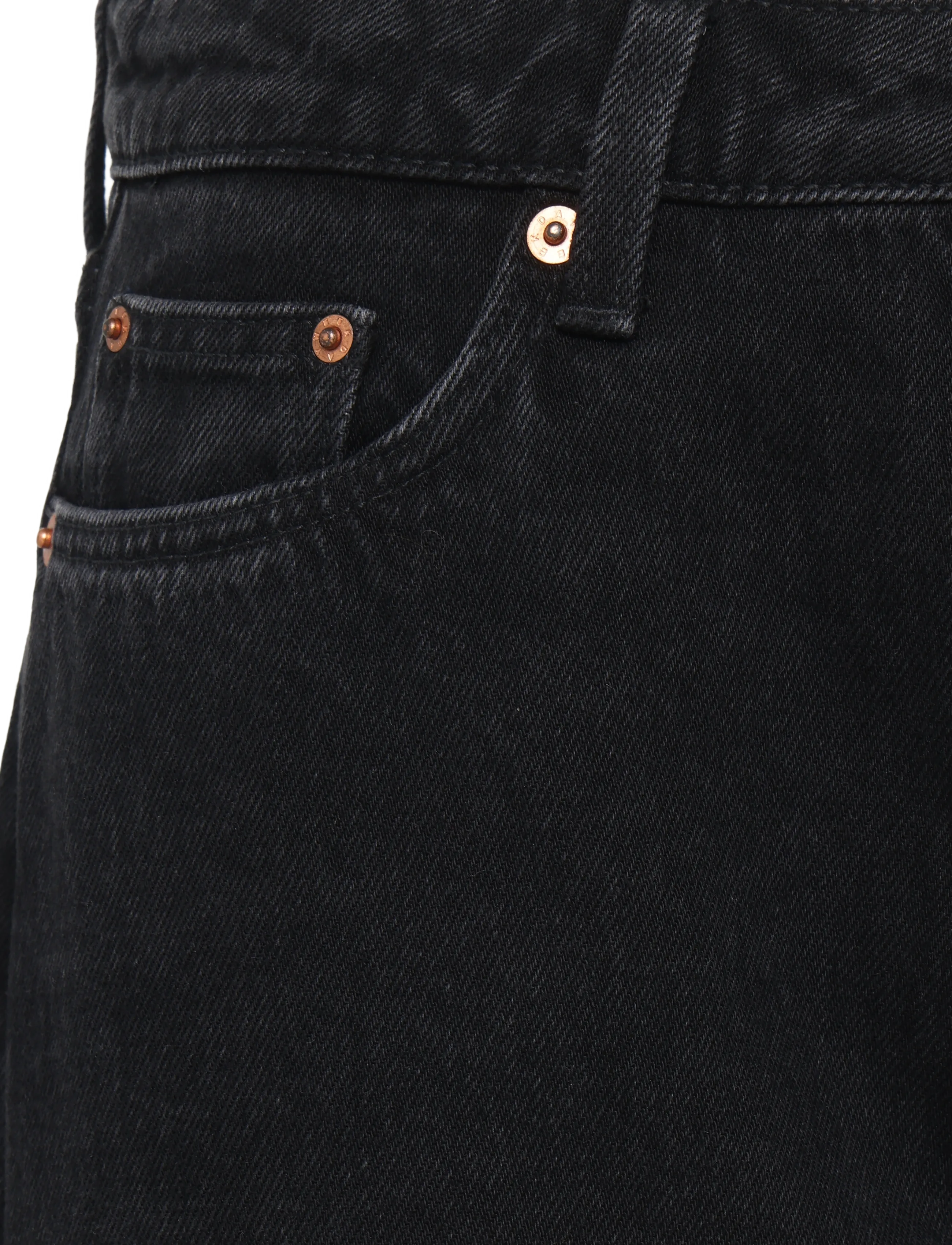 Weekday - Paz Mid Rise Wide Jeans - vida jeans - tuned black - 3