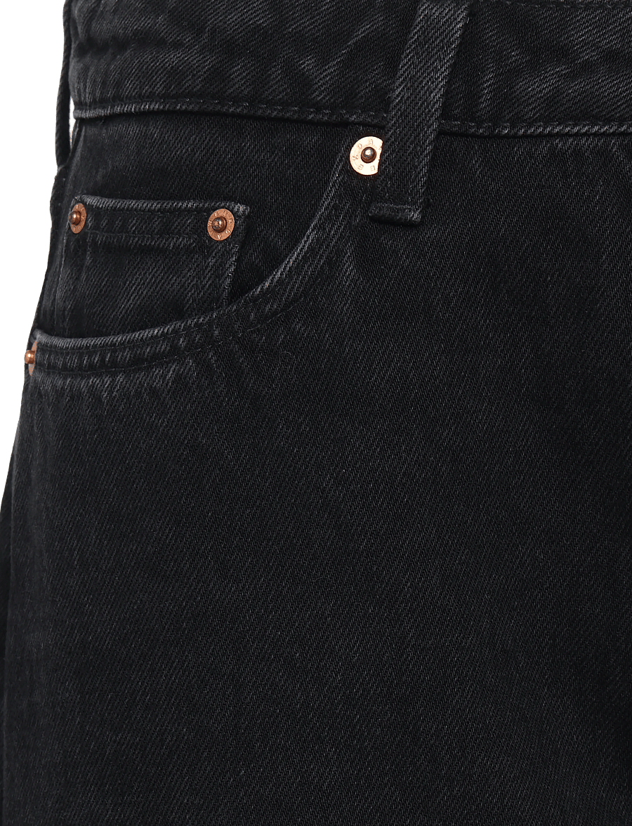 Weekday - Paz Mid Rise Wide Jeans - brede jeans - tuned black - 3