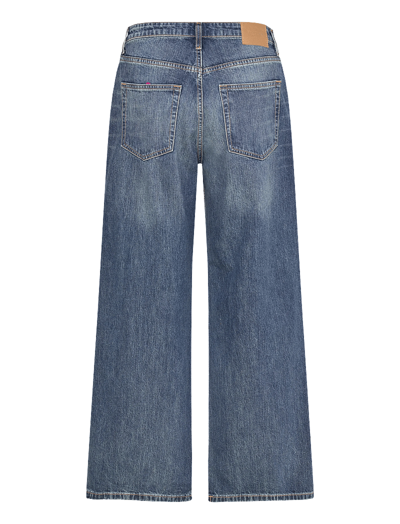 Weekday - Missy Low Rise Loose Straight Leg Jeans - hosen mit weitem bein - blue hymn - 1