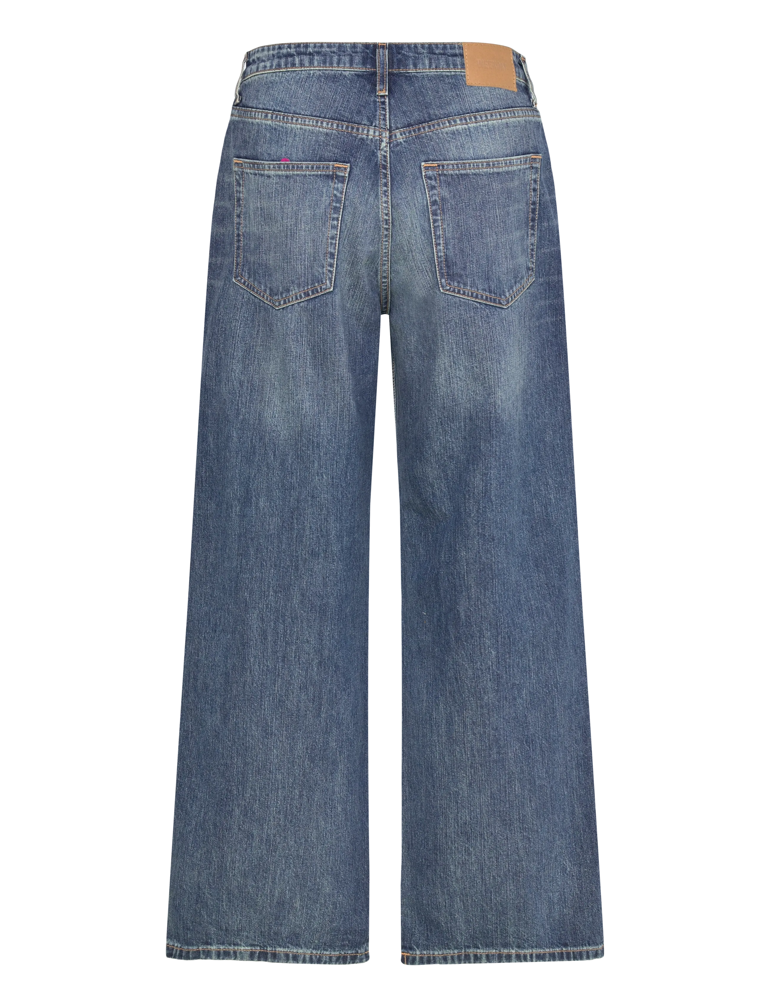 Weekday - Missy Low Rise Loose Straight Leg Jeans - brede jeans - blue hymn - 1