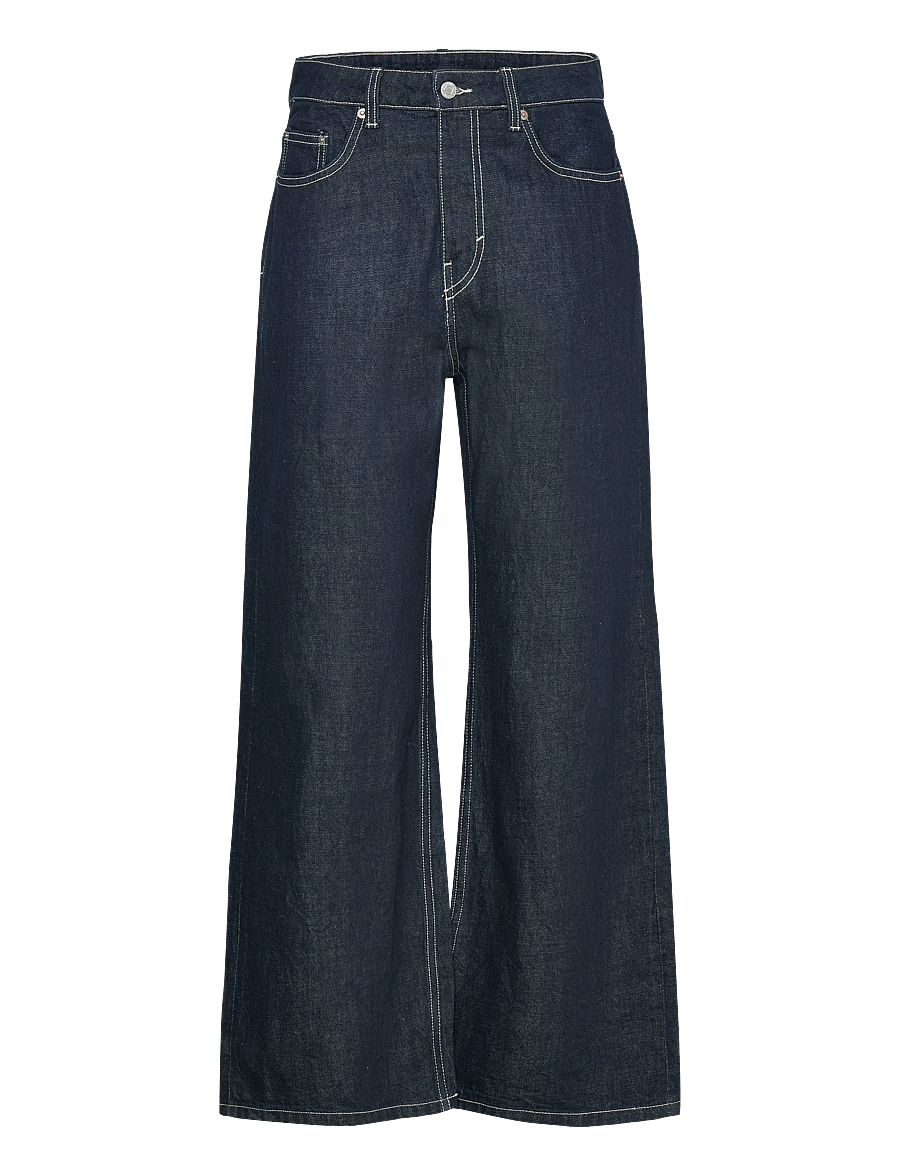 Weekday - Missy Low Rise Loose Straight Jeans - vida jeans - blue rinse - 0