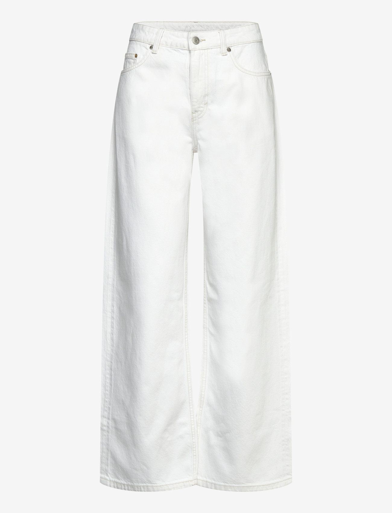 Weekday - Missy Low Rise Loose Straight Jeans - hosen mit weitem bein - dirty white - 1