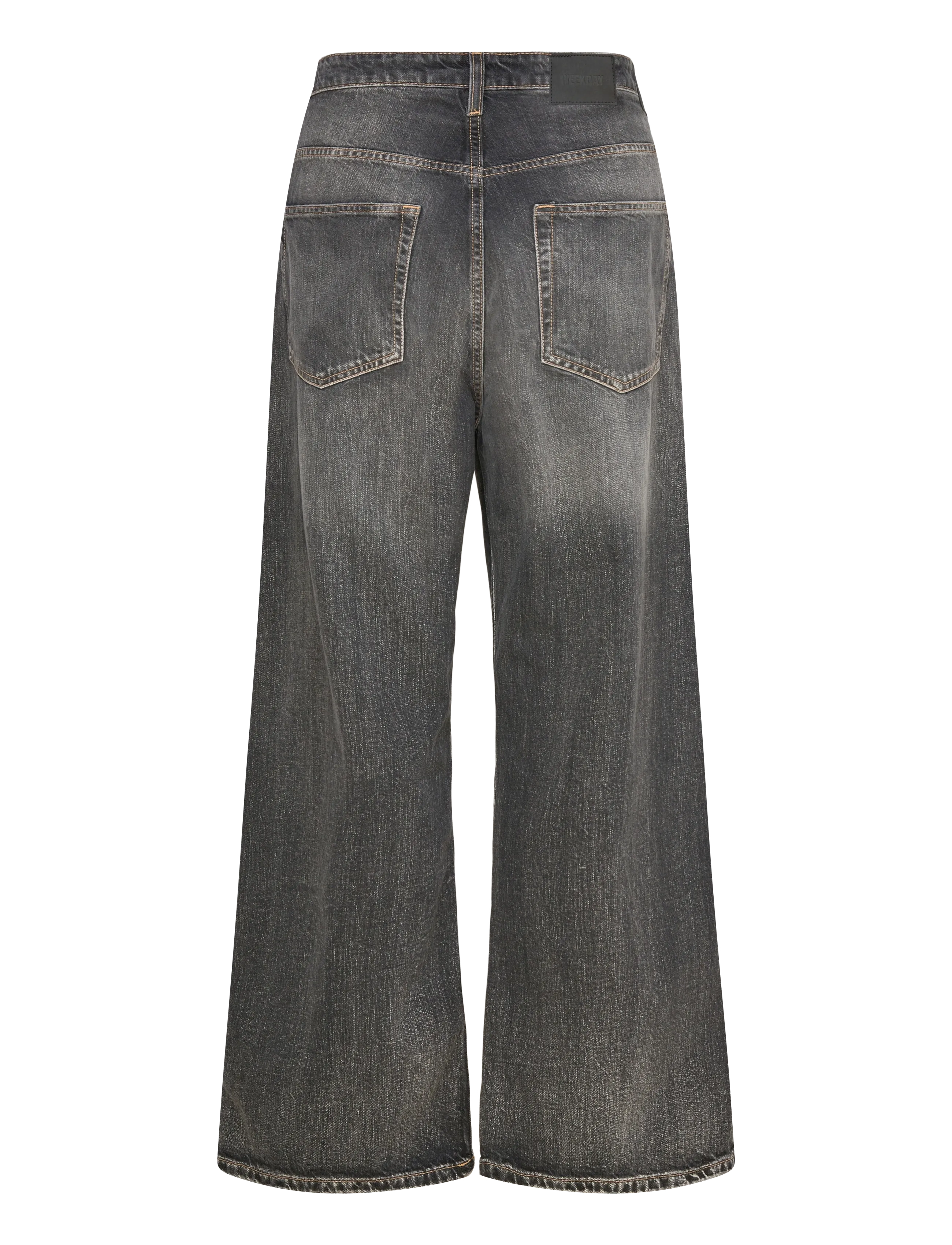 Weekday - Missy Low Rise Loose Straight Jeans - brede jeans - dusky black - 1