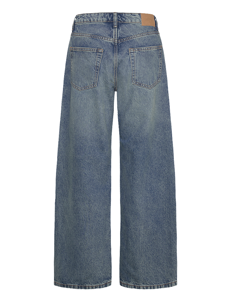 Weekday - Missy Low Rise Loose Straight Leg Jeans - laia säärega teksad - mountain blue - 1