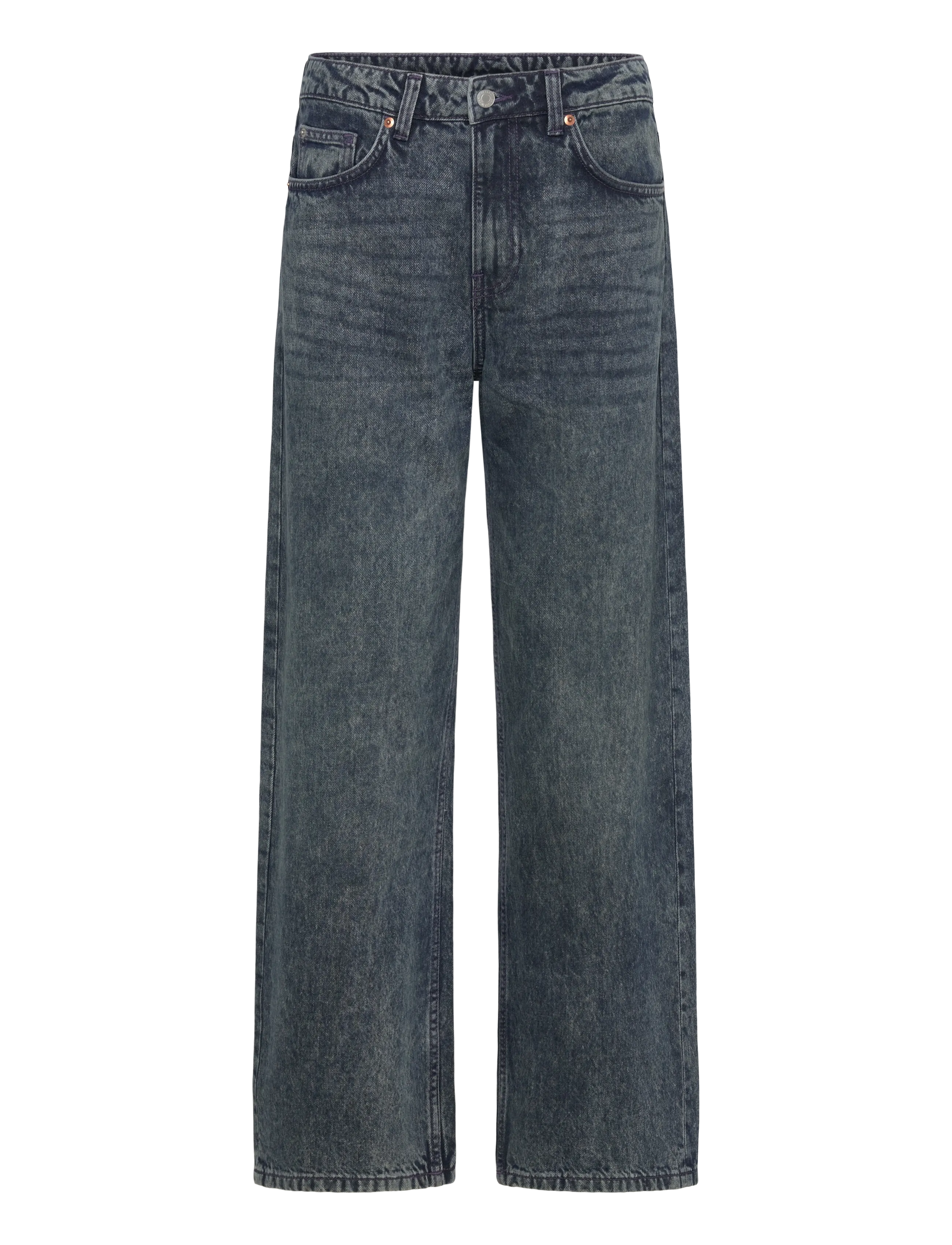 Weekday Missy Low Rise Loose Straight Leg Jeans - Jeans - PANDORA BLUE / blue