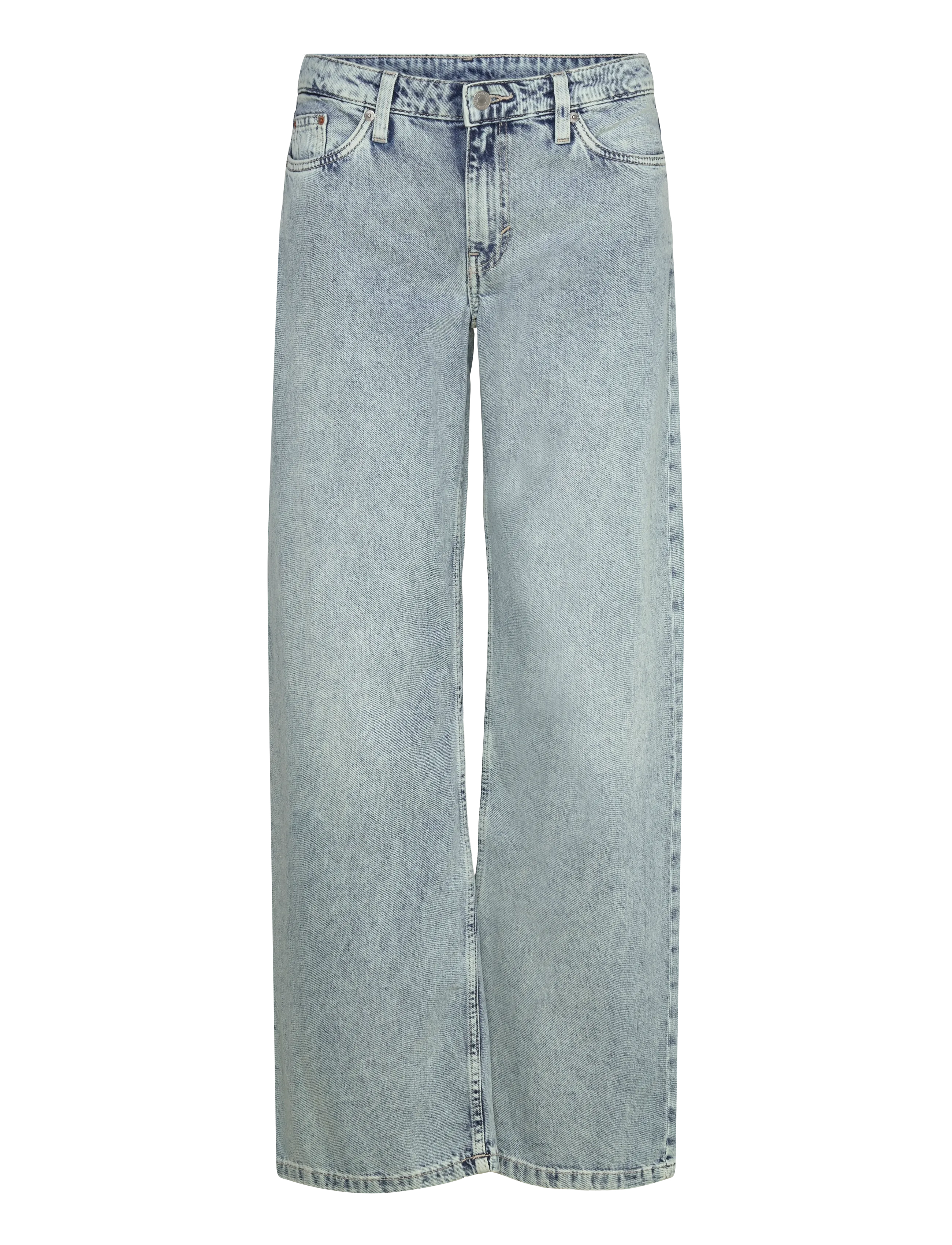 Weekday Imoo Low Rise Loose Wide Leg Jeans - Mallistot - DREAM BLUE / blue