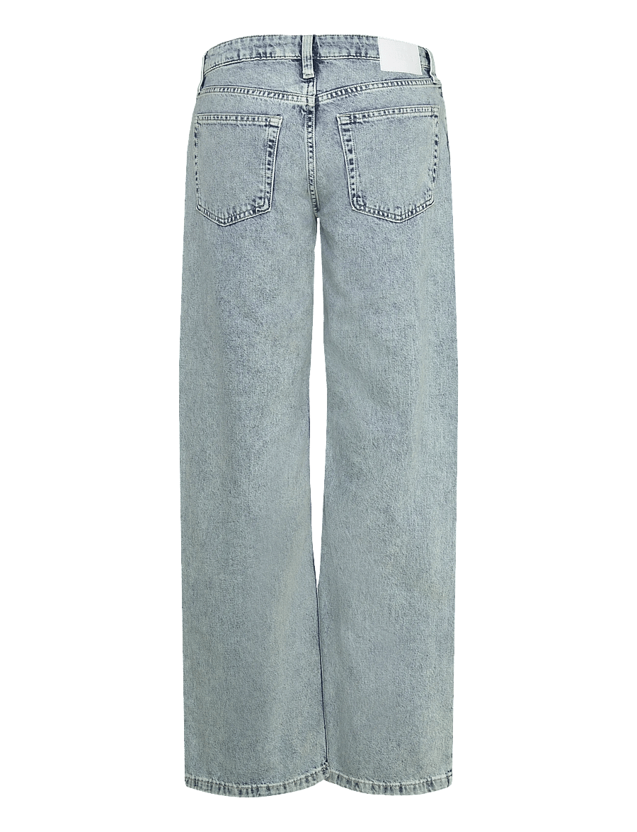 Weekday - Imoo Low Rise Loose Wide Leg Jeans - brede jeans - dream blue - 2
