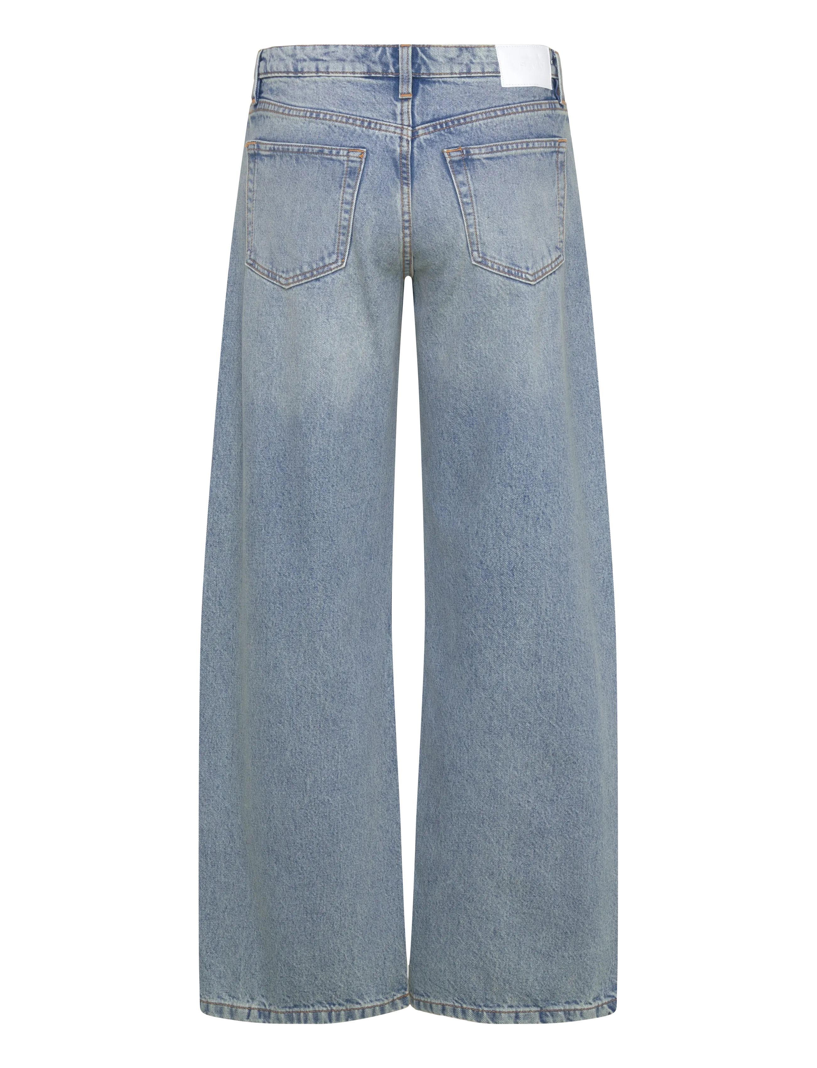 Weekday - Imoo Low Rise Loose Wide Leg Jeans - brede jeans - fresh blue - 1