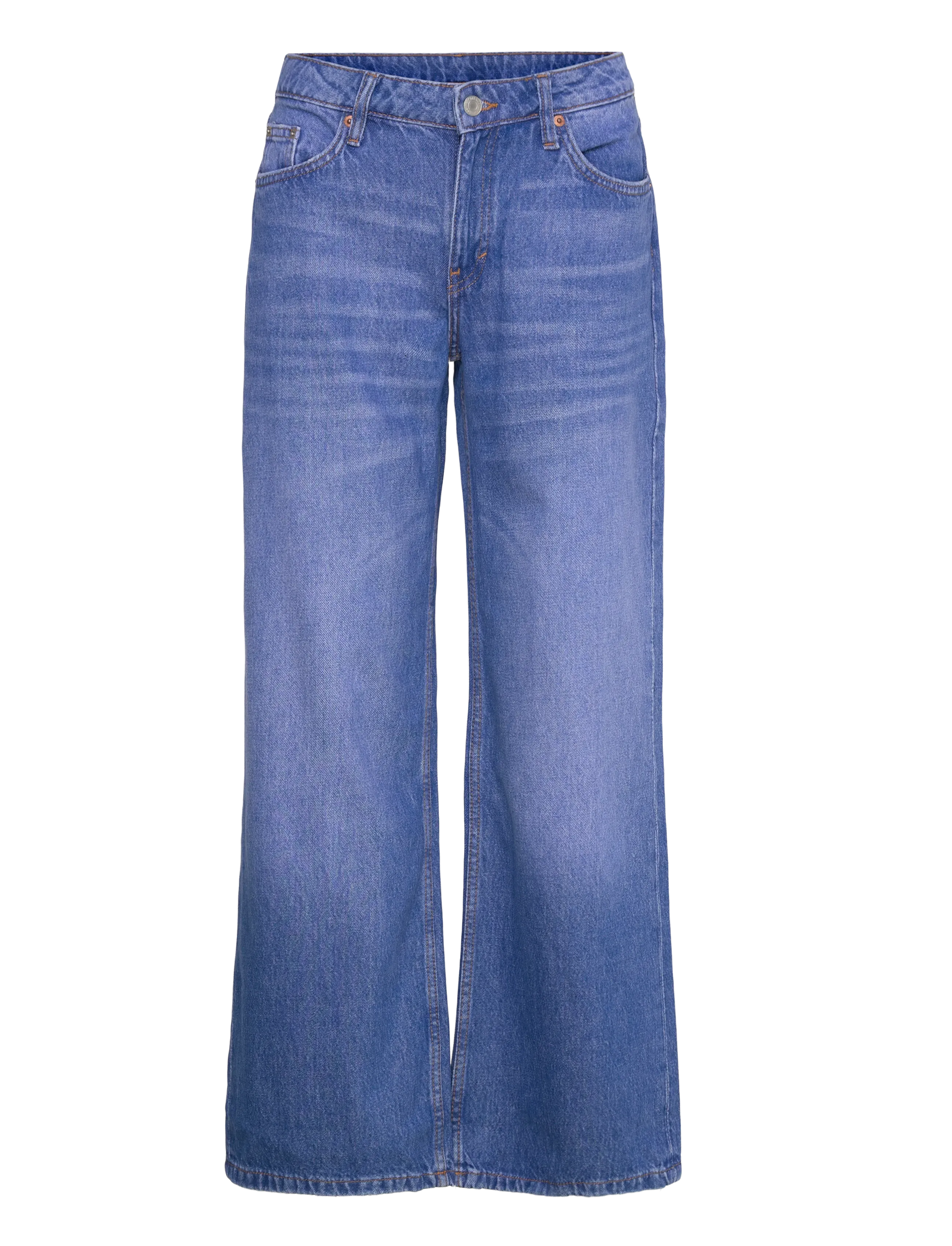 Weekday Imoo Low Rise Loose Wide Leg Jeans - Jeans - KALLITHEA BLUE / blue