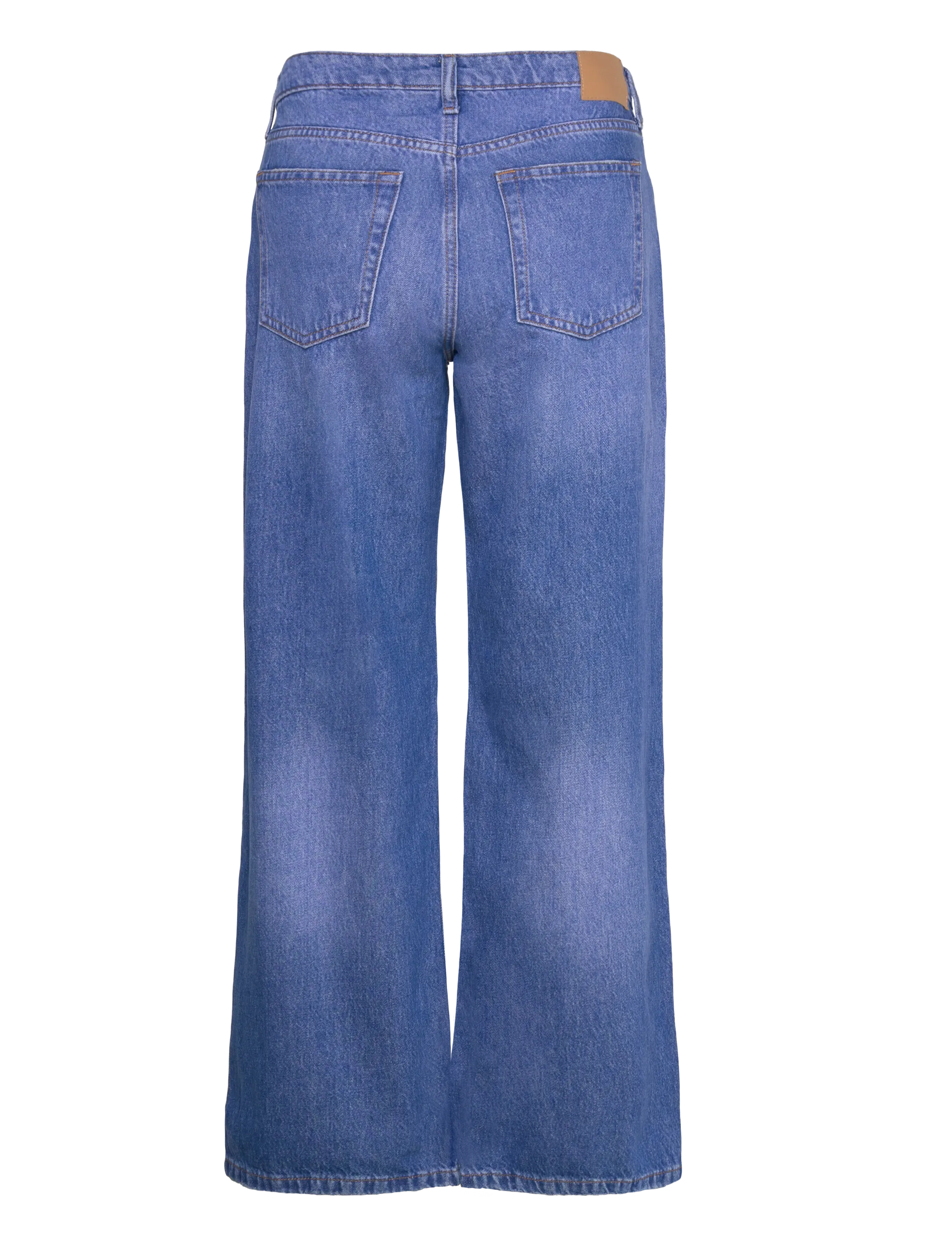 Weekday - Imoo Low Rise Loose Wide Leg Jeans - brede jeans - kallithea blue - 1