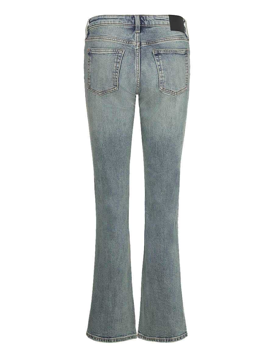 Weekday - Tension Mid Rise Slim Bootcut Leg Jeans - bootcut jeans - perseus blue - 1