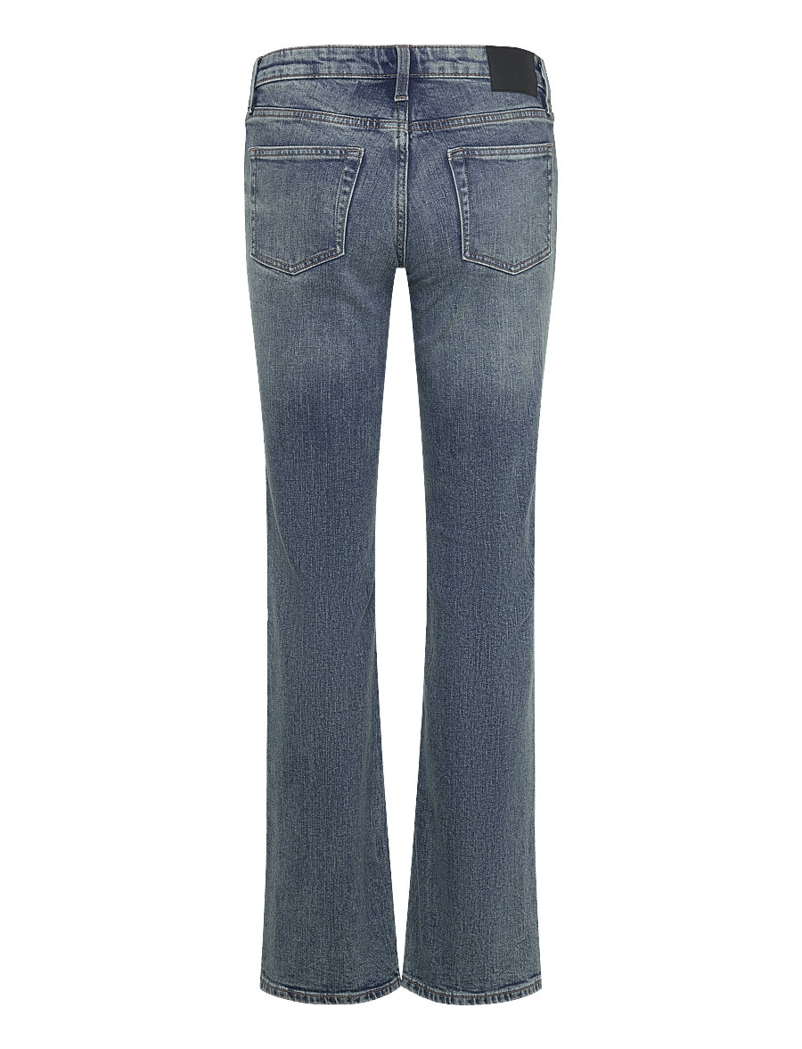 Weekday - Tension Mid Rise Slim Bootcut Leg Jeans - bootcut jeans - thunder blue - 1