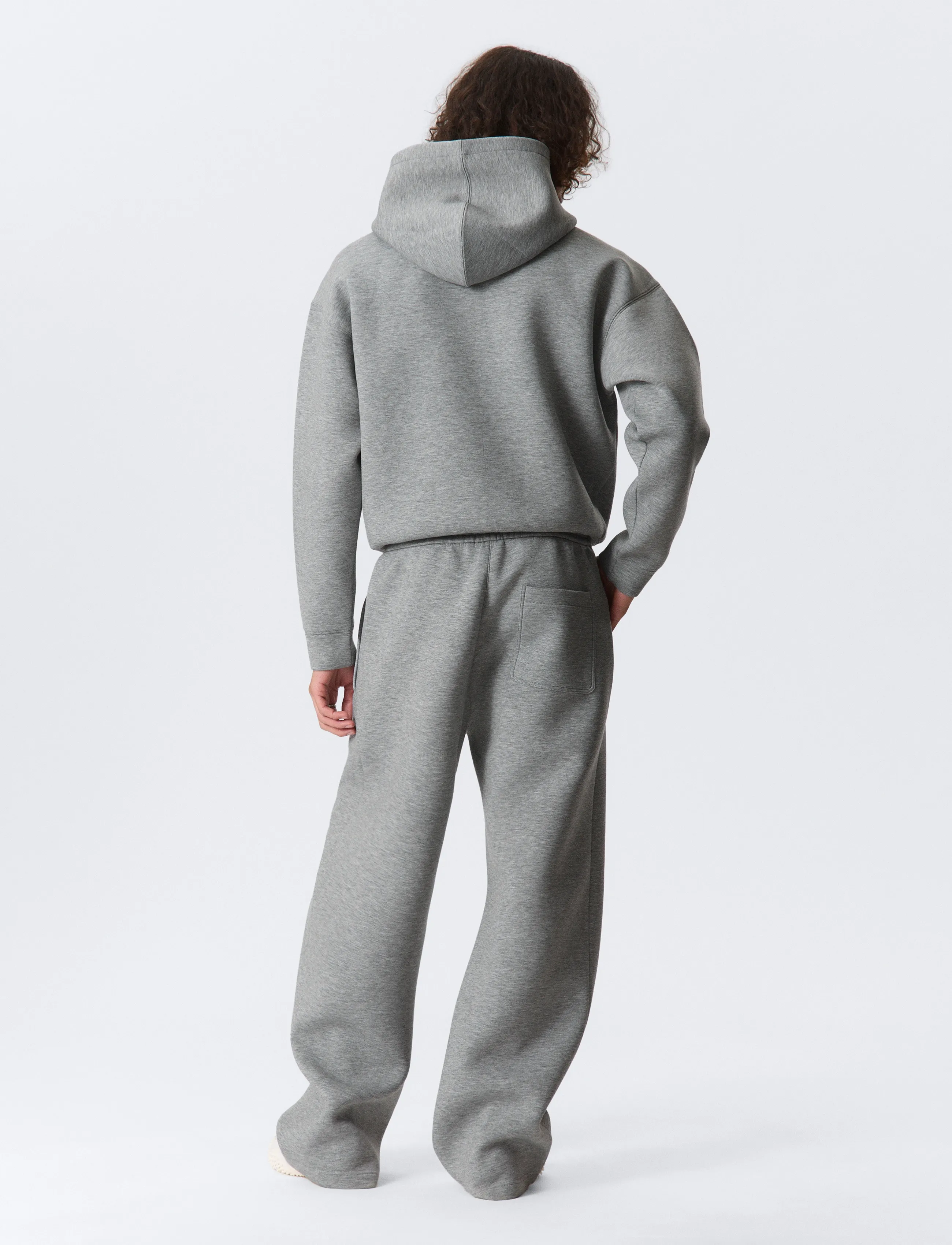 Weekday - Loose Fit Scuba Sweatpants - nach anlass kaufen - grey melange - 3