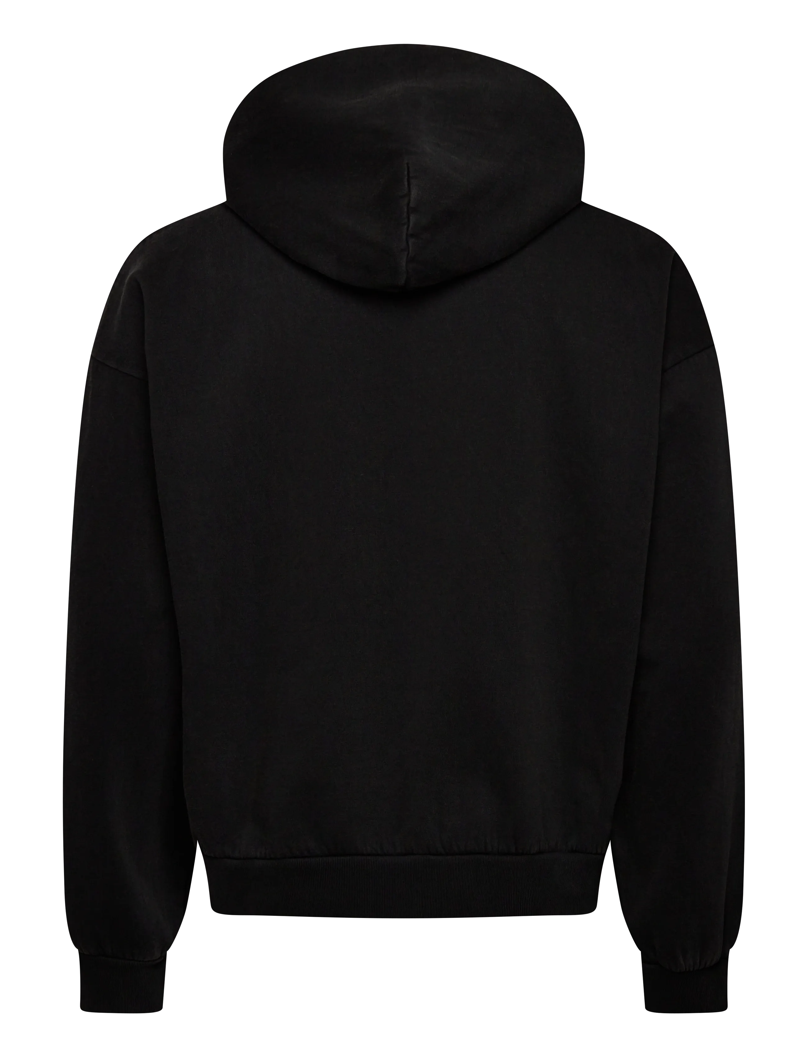 Weekday - Square Loose Fit Graphic Hoodie - black synergy - 1