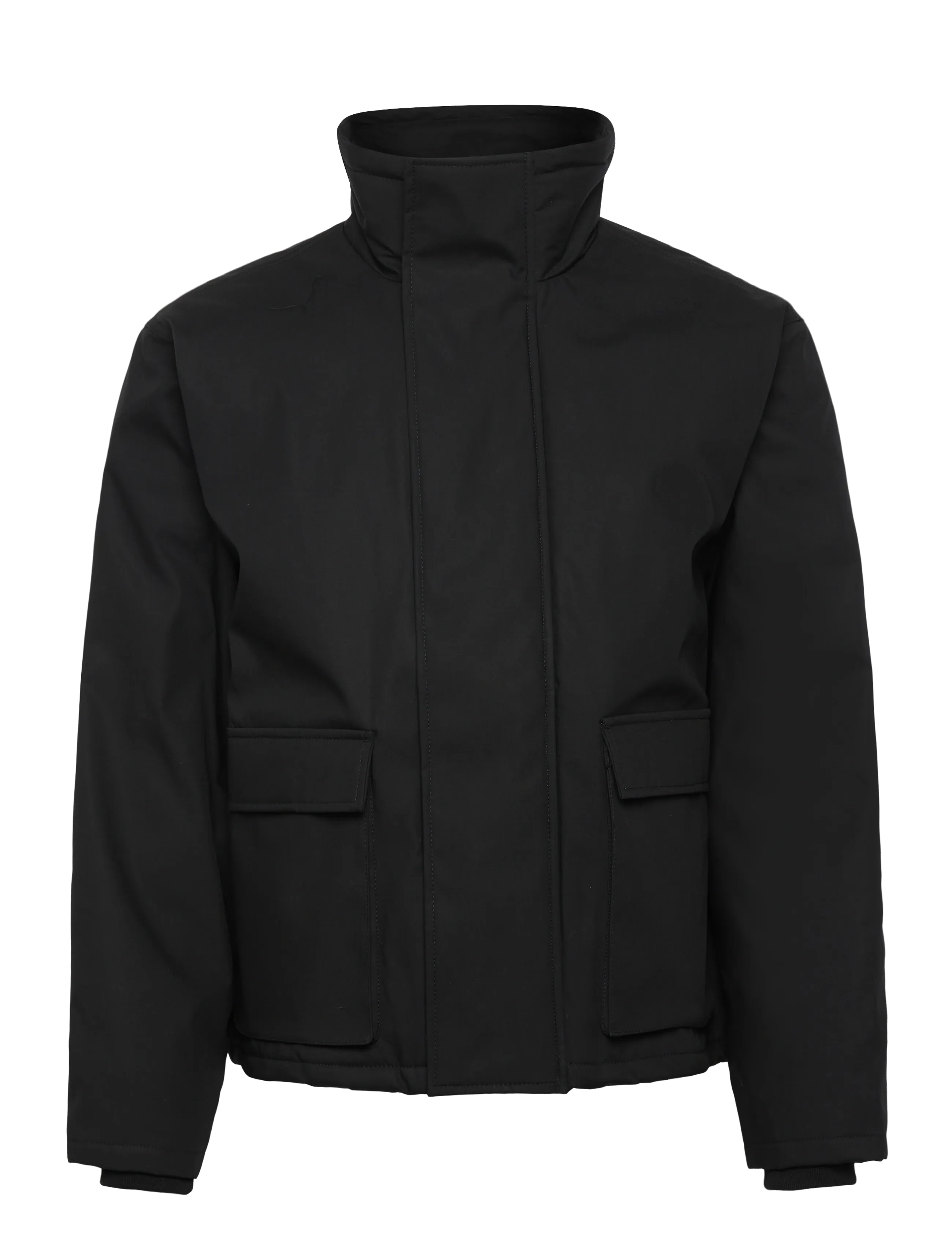 Weekday Relaxed Transition Fall Jacket, M, Black, Jackets > Hybrid Jackets, Herre