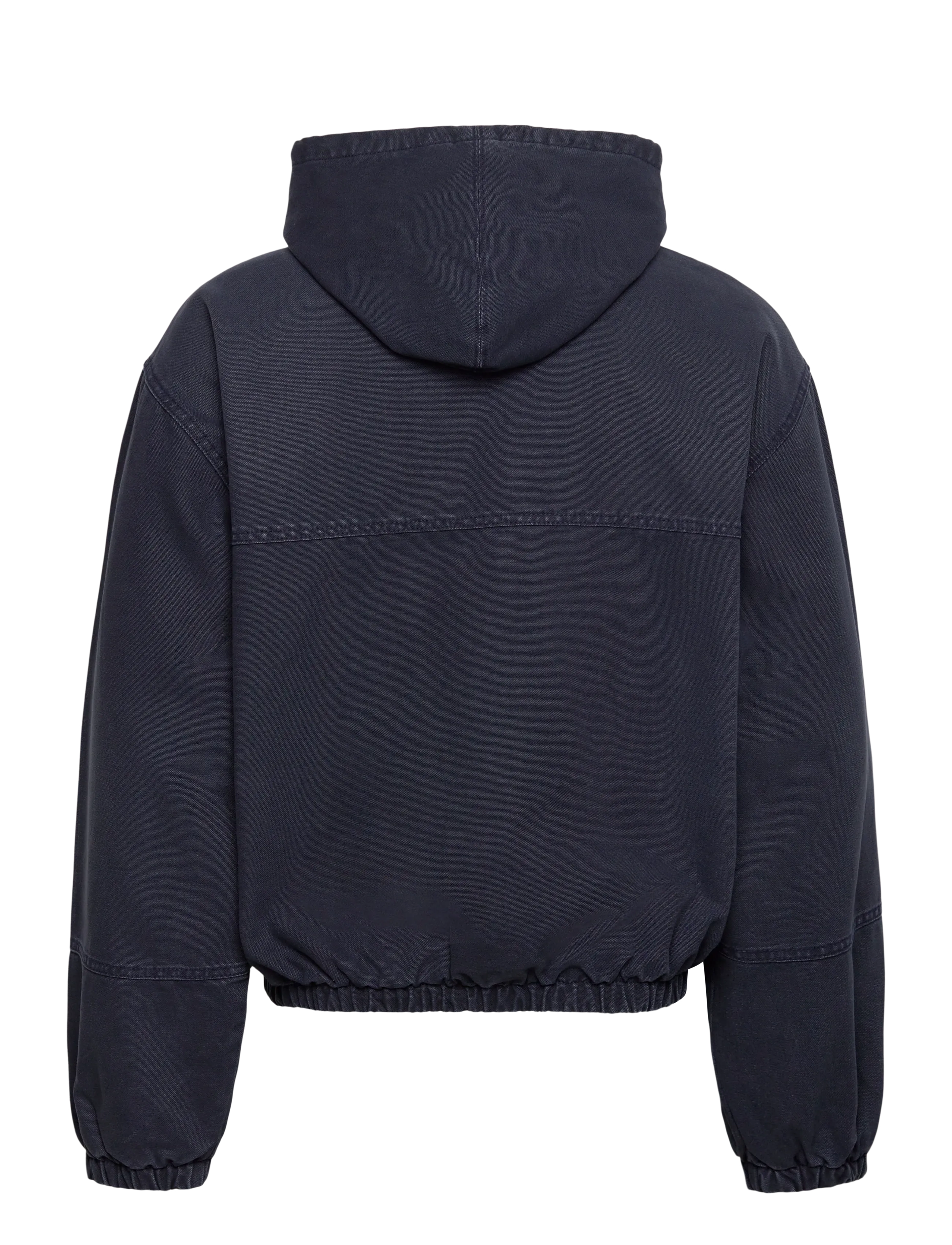 Weekday - Hooded Bomber Jacket - navy wash - 1
