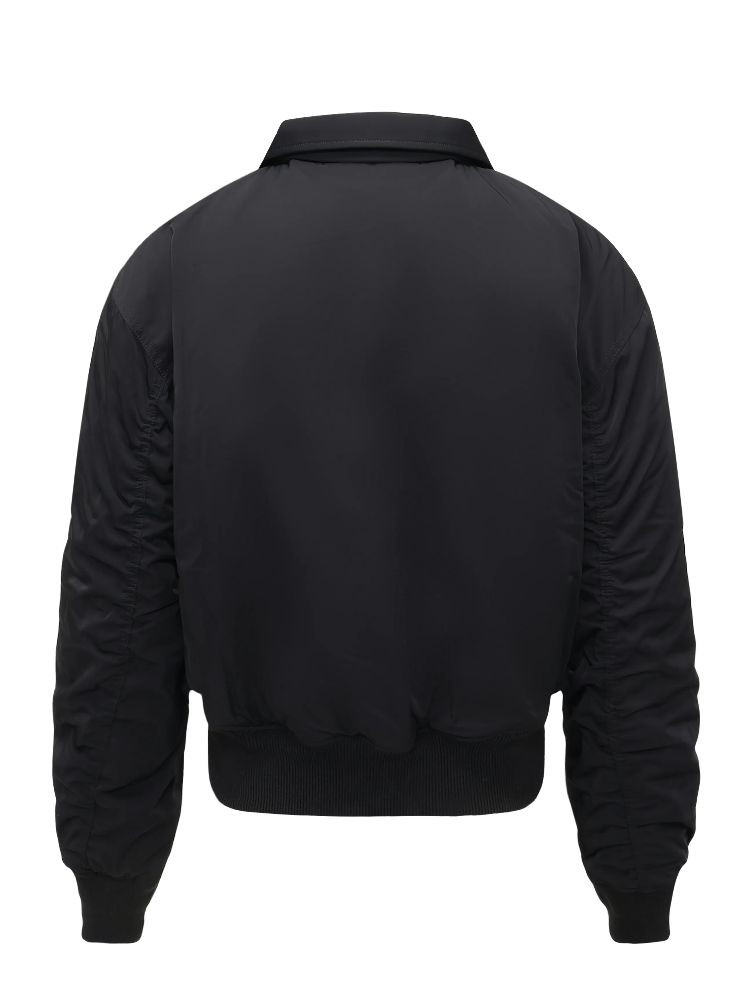 Weekday - Padded Twill Bomber Jacket - black - 1