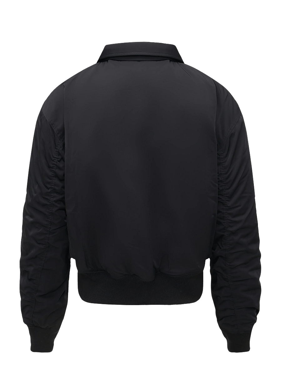 Weekday - Padded Twill Bomber Jacket - herbstjacken - black - 1