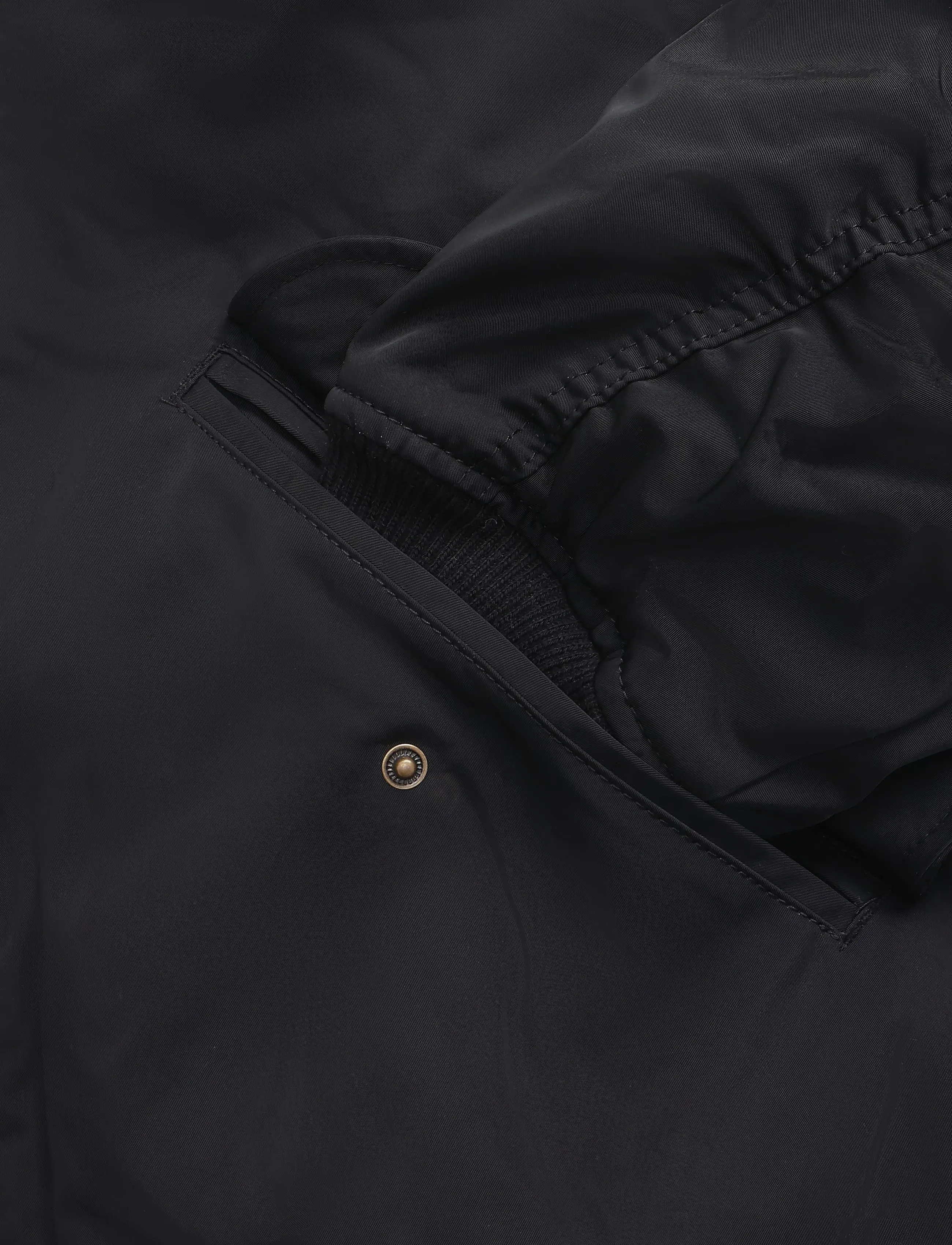 Weekday - Padded Twill Bomber Jacket - black - 3