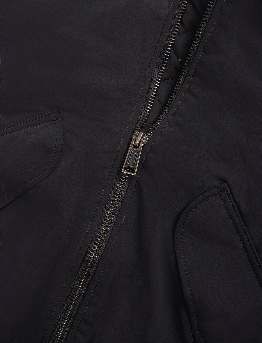 Weekday - Padded Twill Bomber Jacket - herbstjacken - black - 4