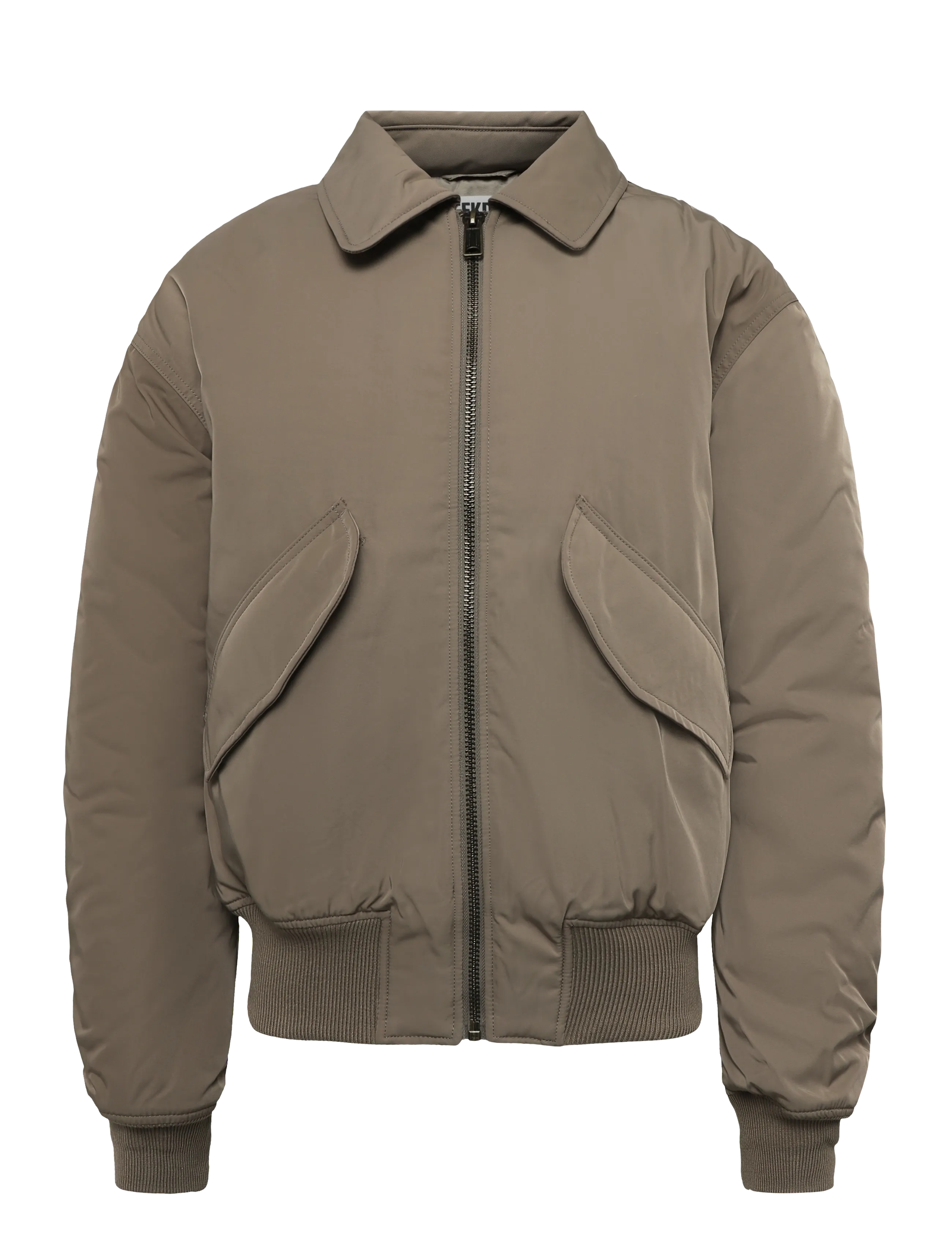 Weekday Padded Twill Bomber Jacket - Weekday - DARK BEIGE / beige
